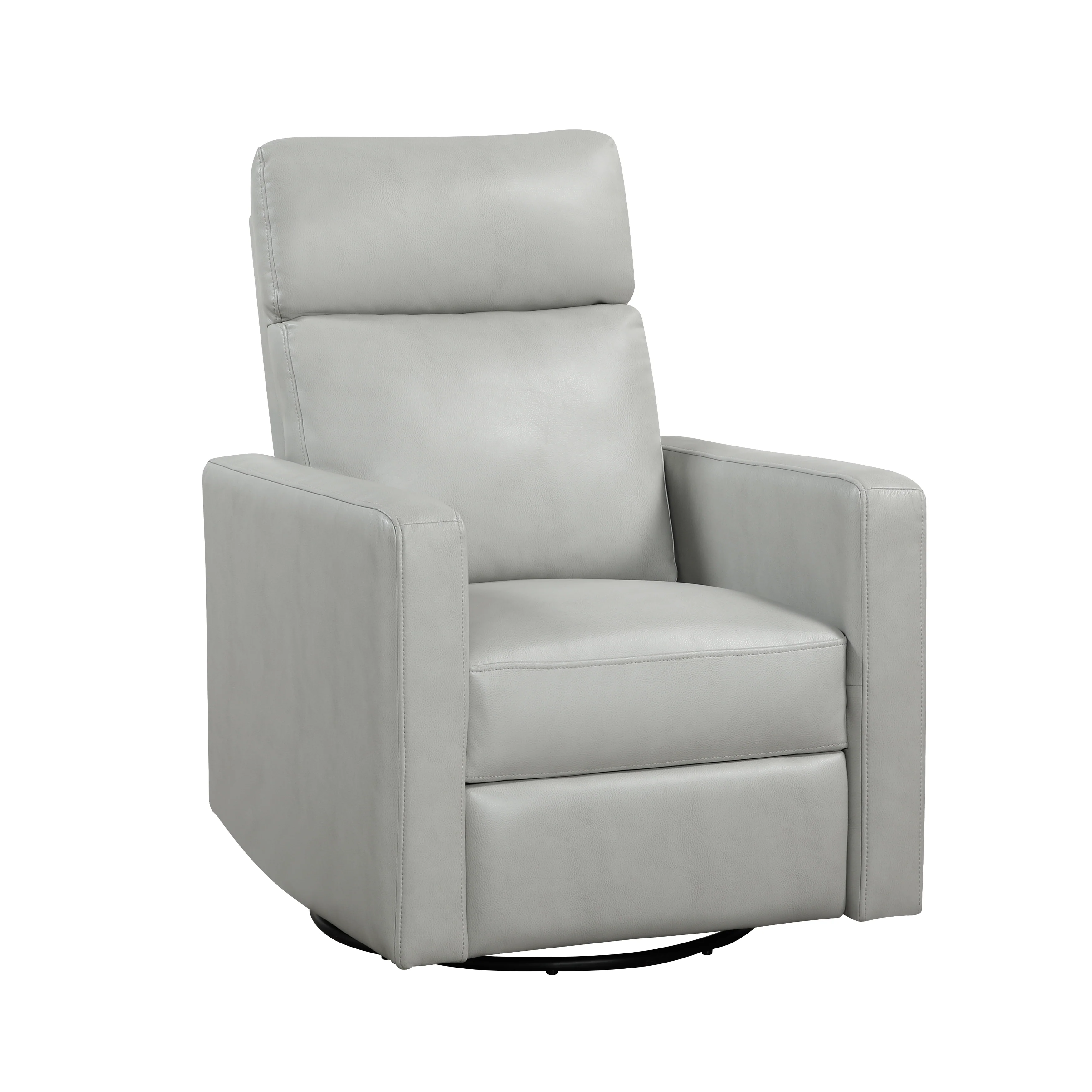 Olathe Swivel Glider Reclining Chair in Gray - 9504SM-1 - Image 2