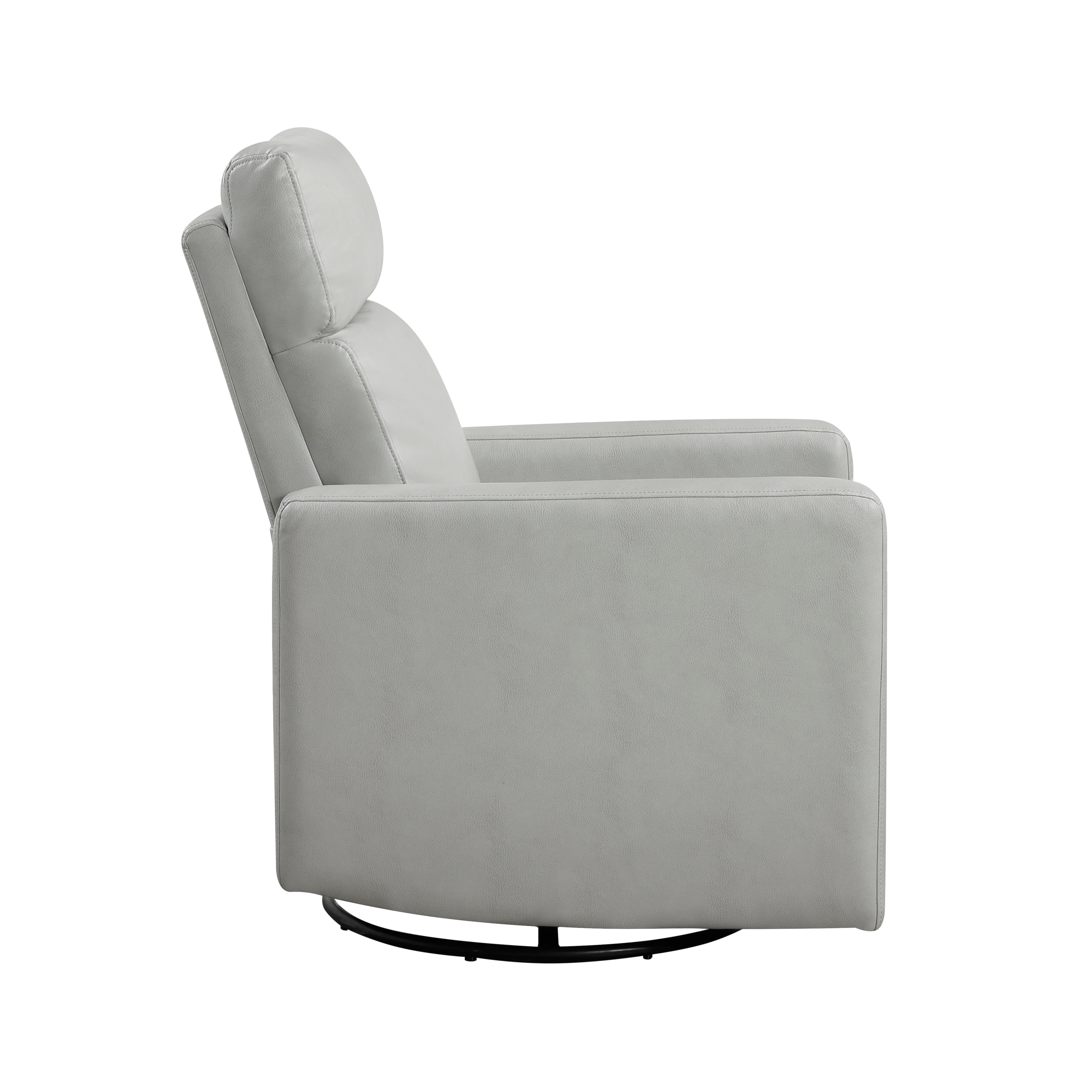 Olathe Swivel Glider Reclining Chair in Gray - 9504SM-1 - Image 3