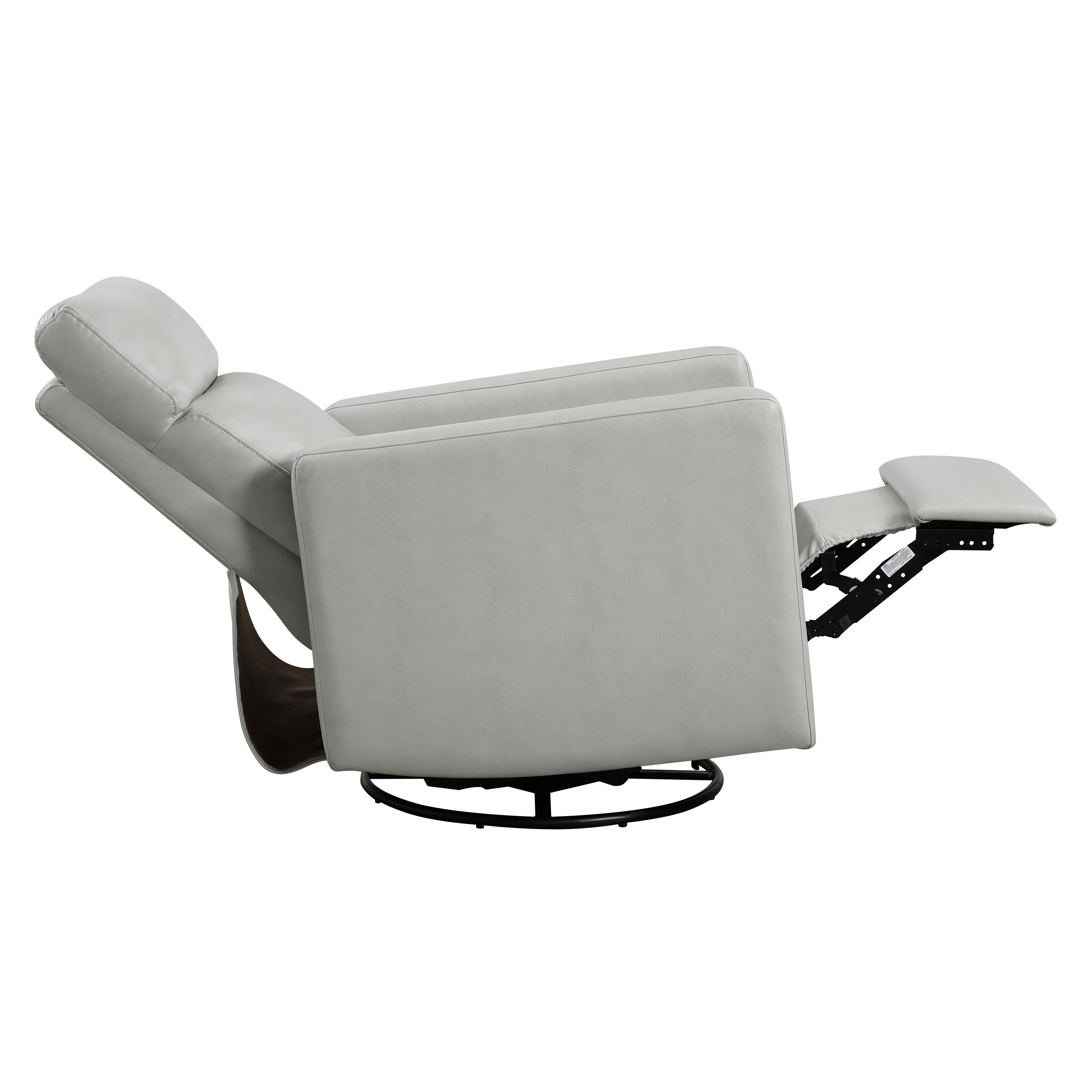 Olathe Swivel Glider Reclining Chair in Gray - 9504SM-1 - Image 6