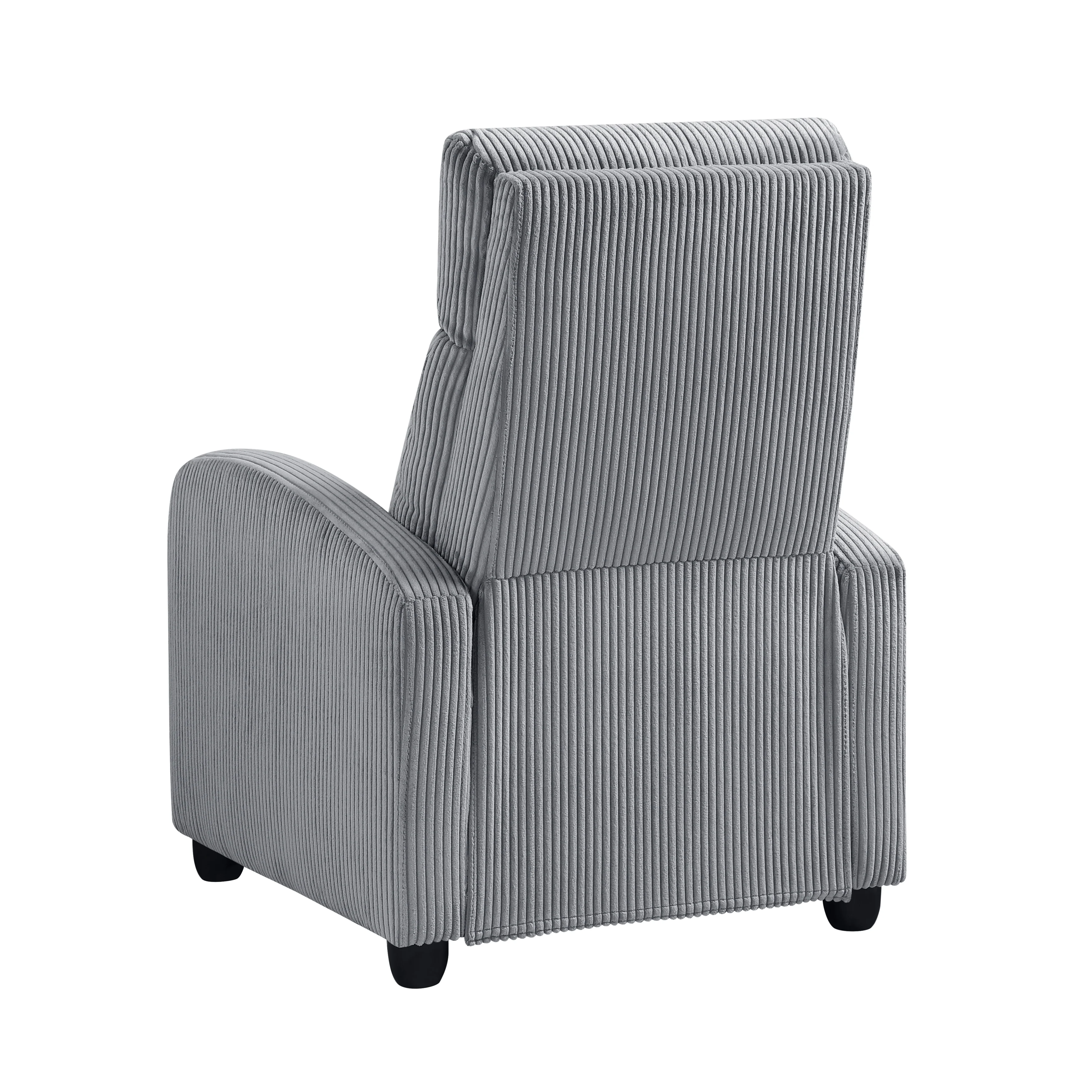 Parsons Push Back Reclining Chair in Gray - 9588DGY-1PB - Image 6