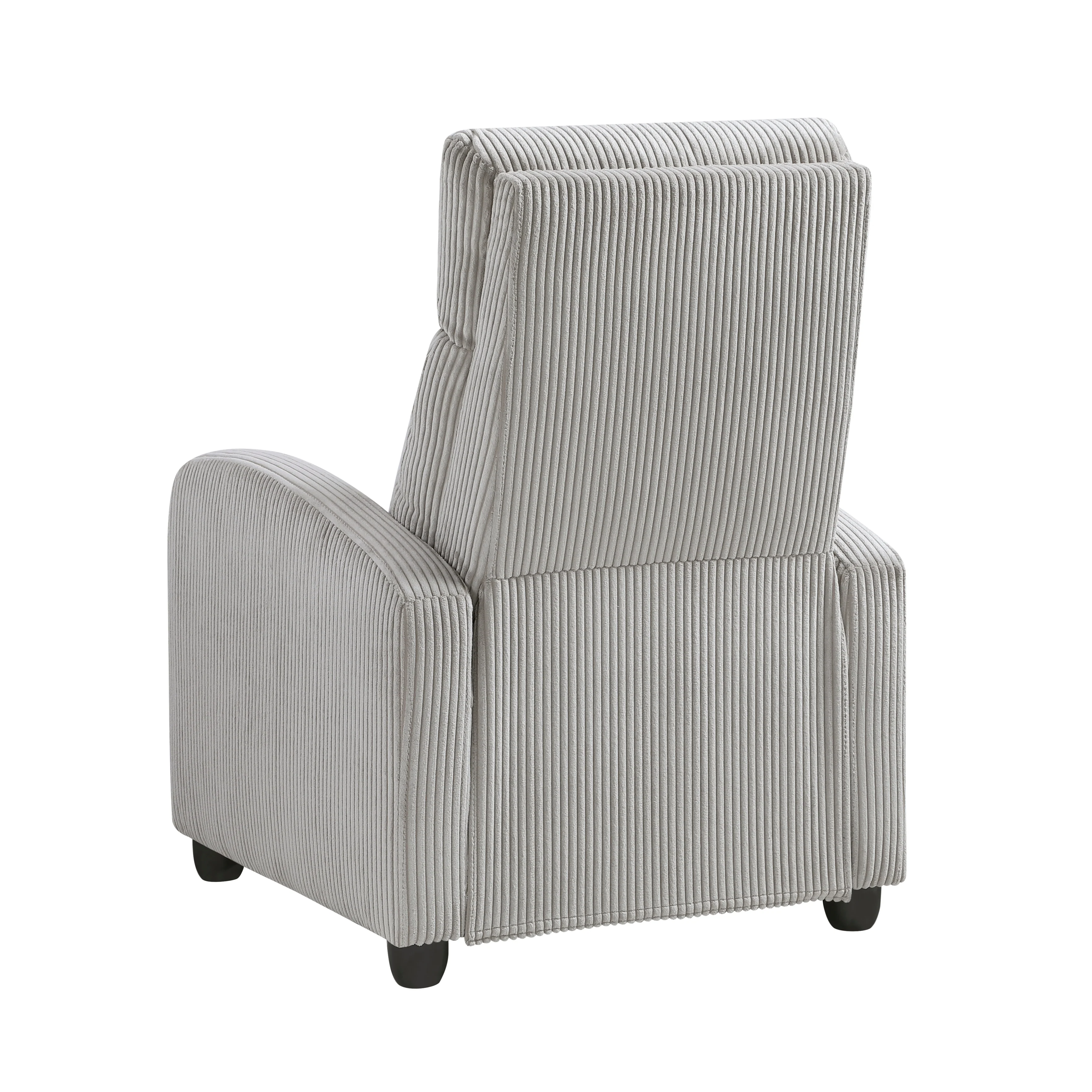 Parsons Push Back Reclining Chair in Gray - 9588GRY-1PB - Image 5