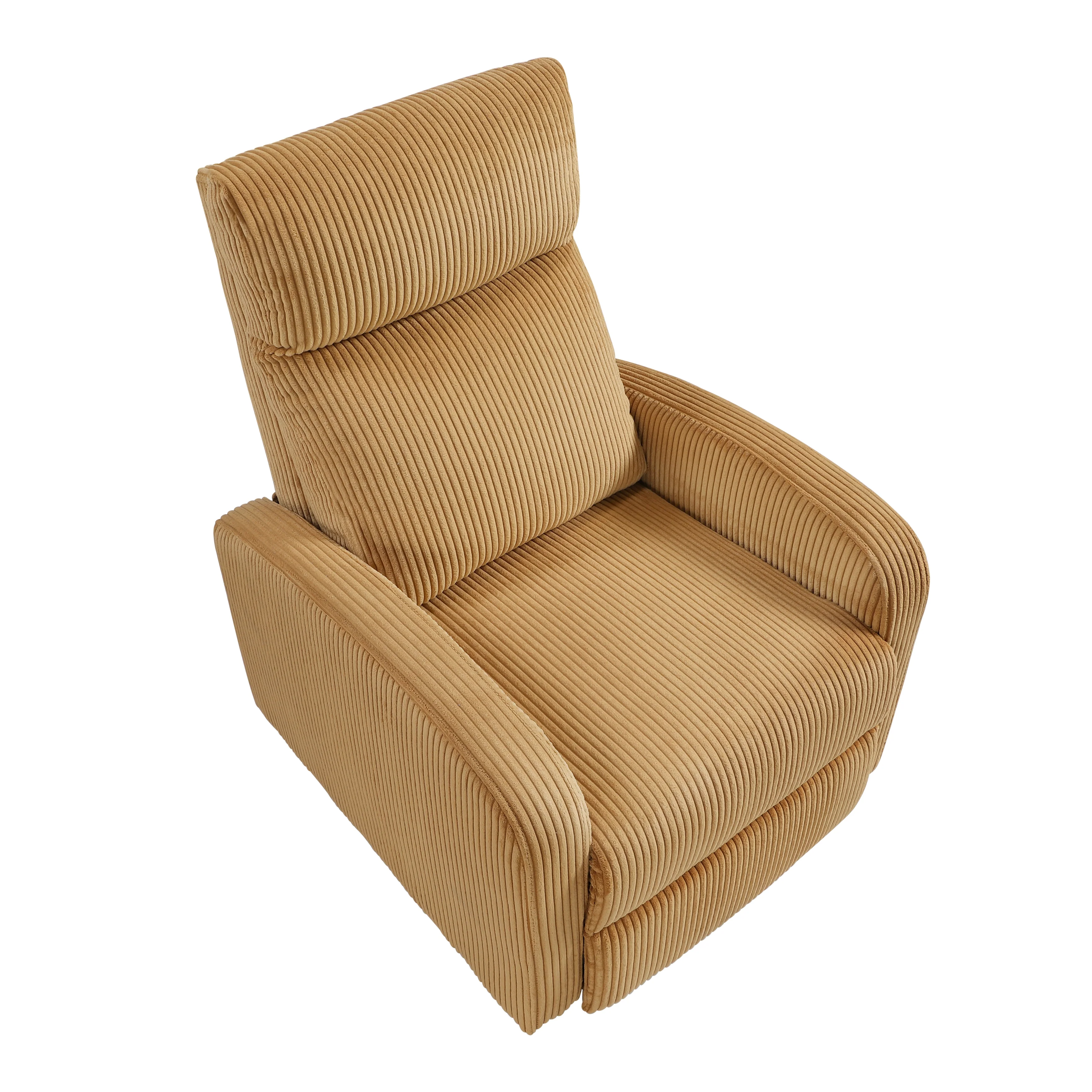 Parsons Push Back Reclining Chair in Yellow - 9588YLW-1PB - Image 3