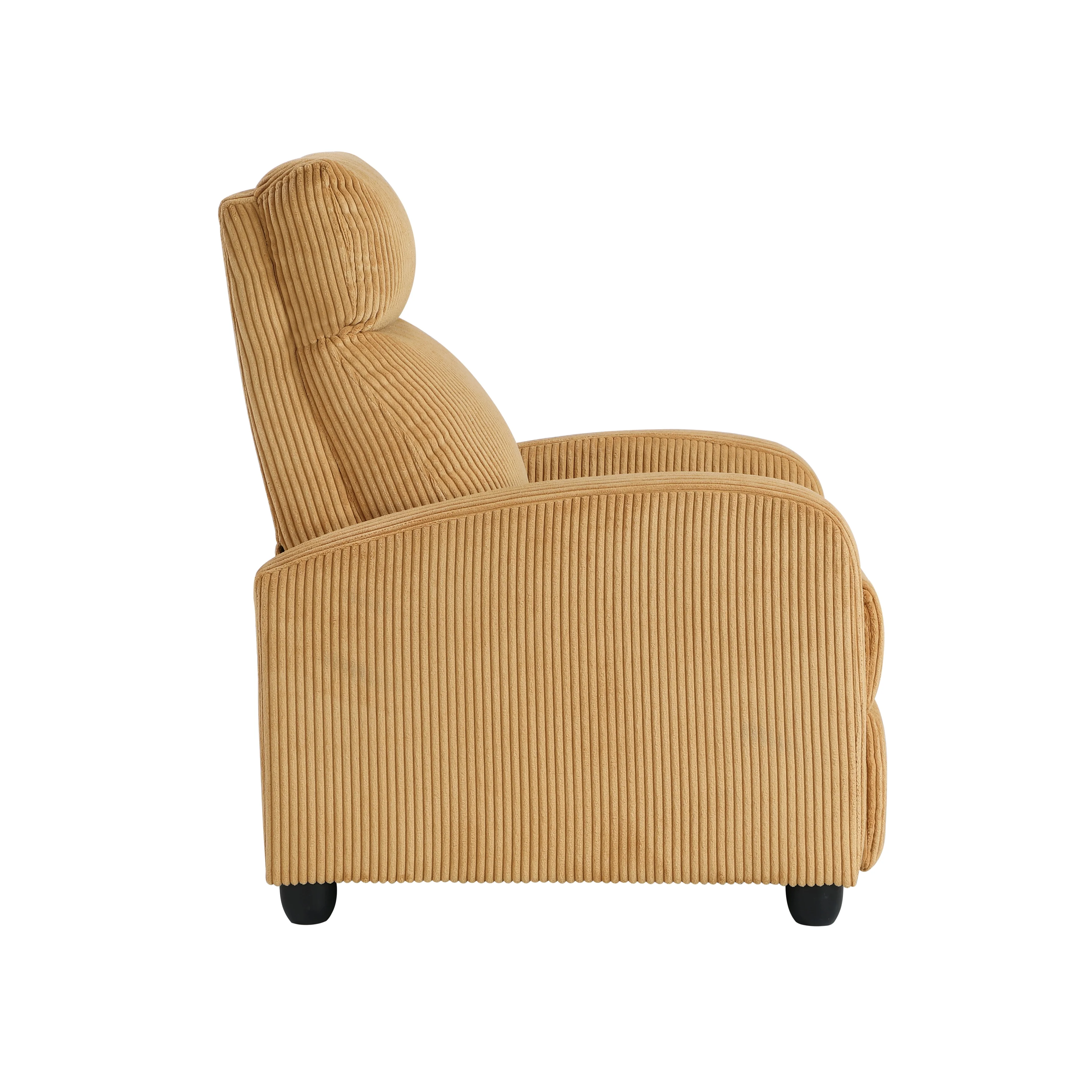 Parsons Push Back Reclining Chair in Yellow - 9588YLW-1PB - Image 4