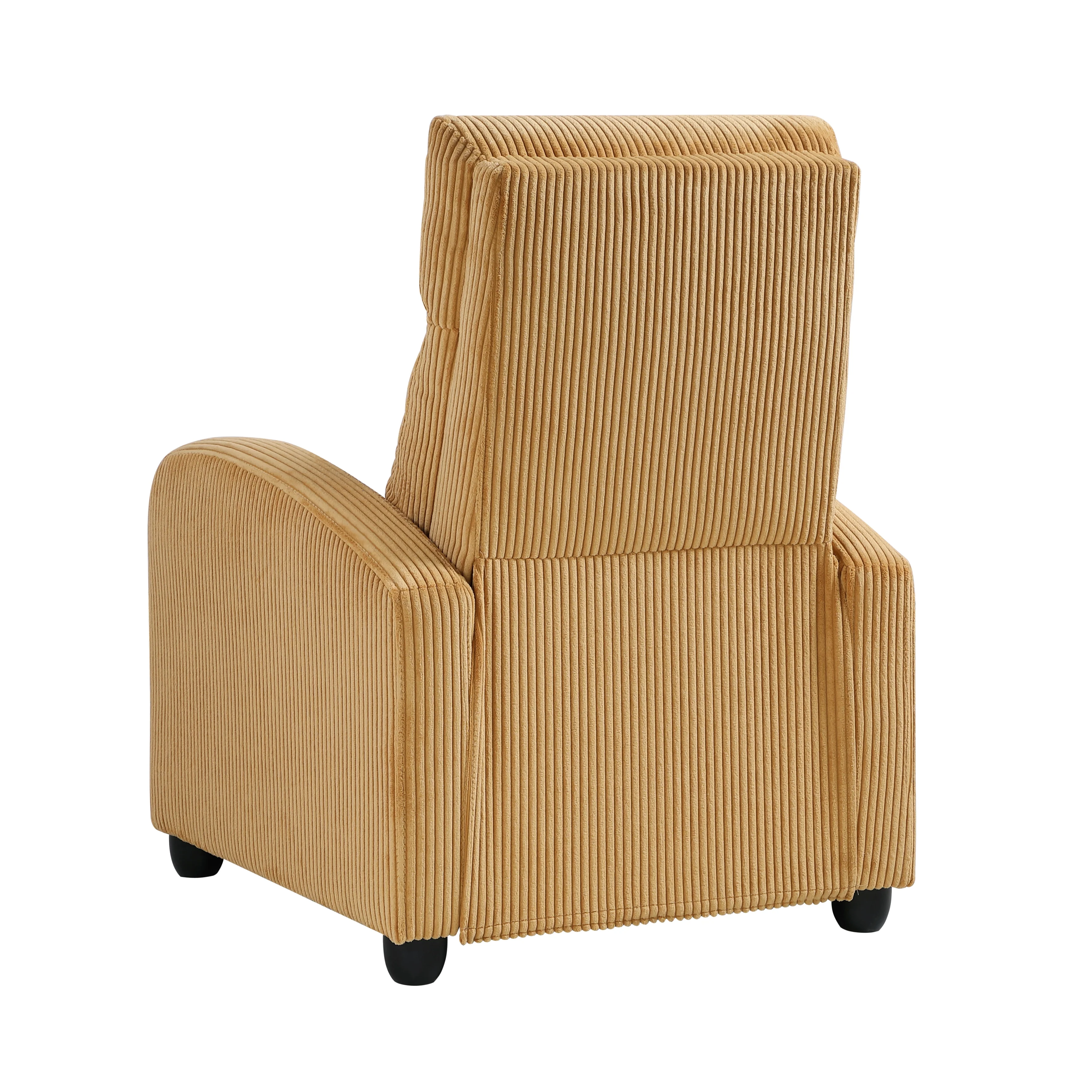 Parsons Push Back Reclining Chair in Yellow - 9588YLW-1PB - Image 5