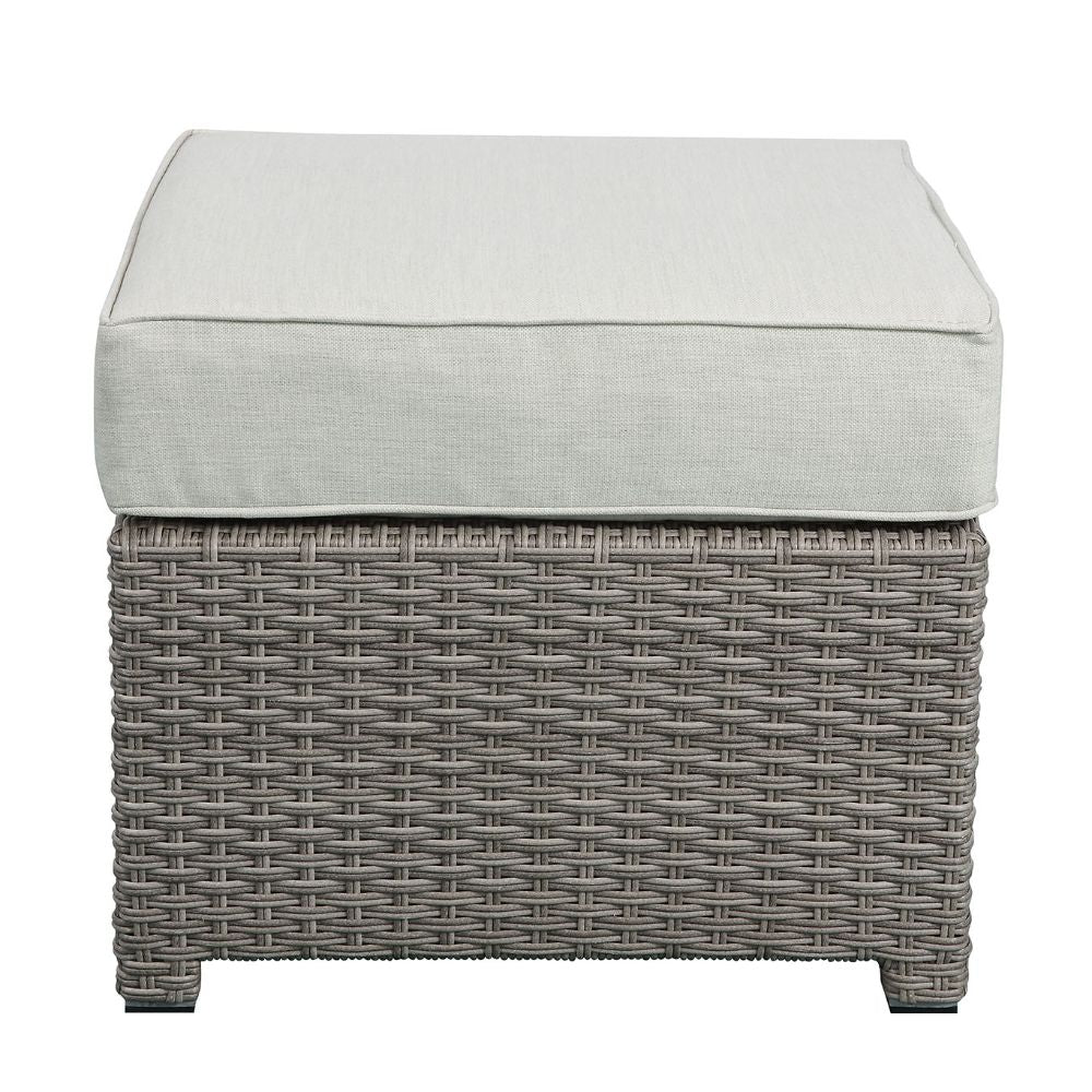 Patio Sofa w/2 Pillows & Ottoman - Image 3