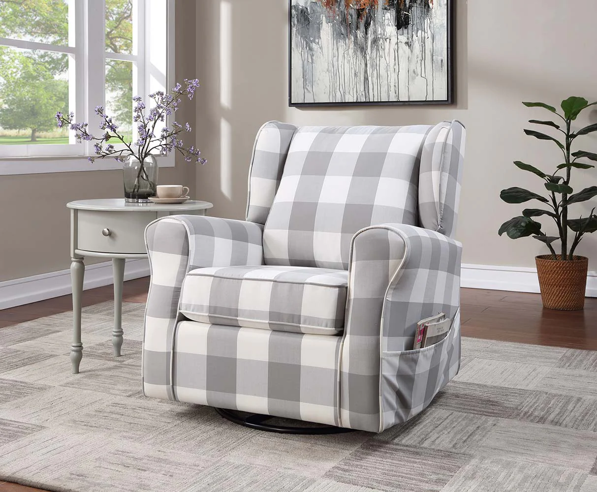 Patli Swivel Chair w/Glider