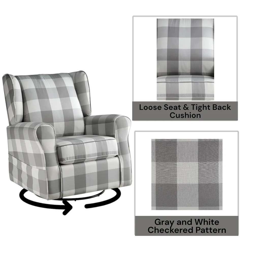 Patli Swivel Chair w/Glider - Image 8