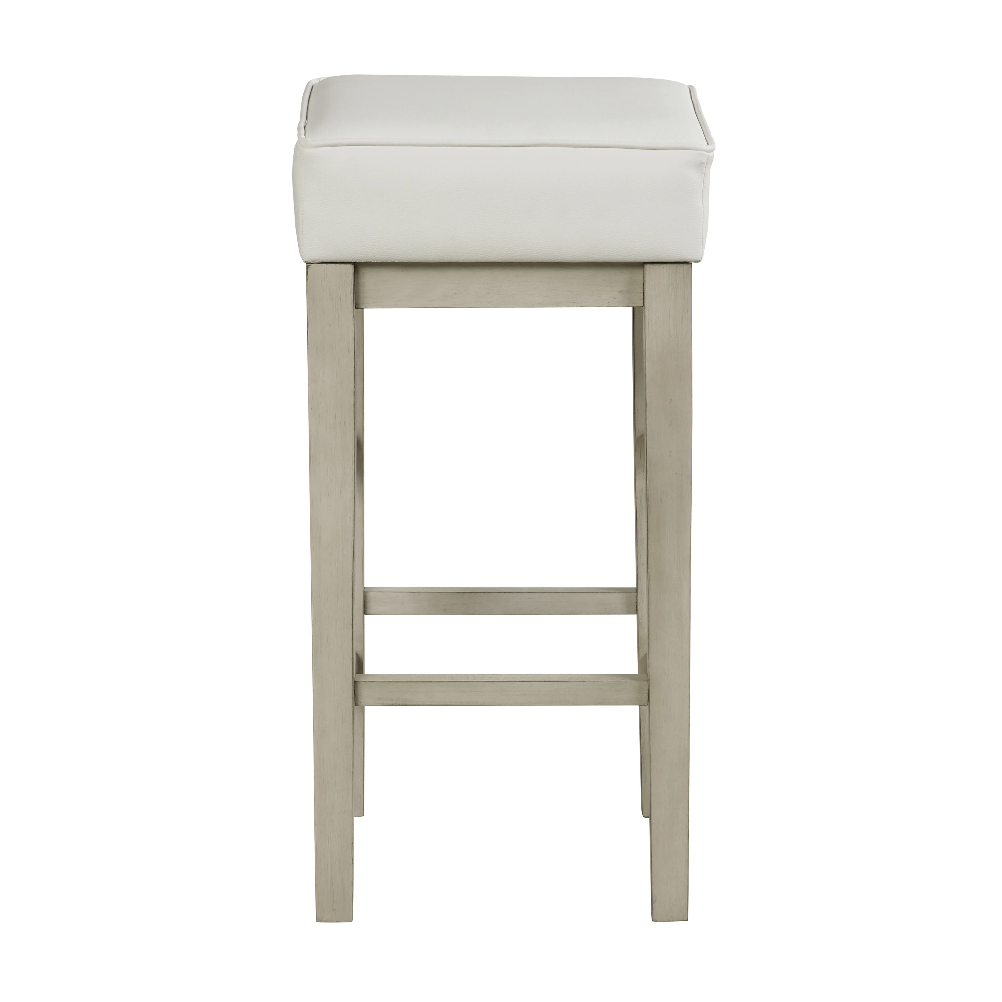 Pittsville Pub Height Stool in White/Beige - 5684WH-29 - Image 2