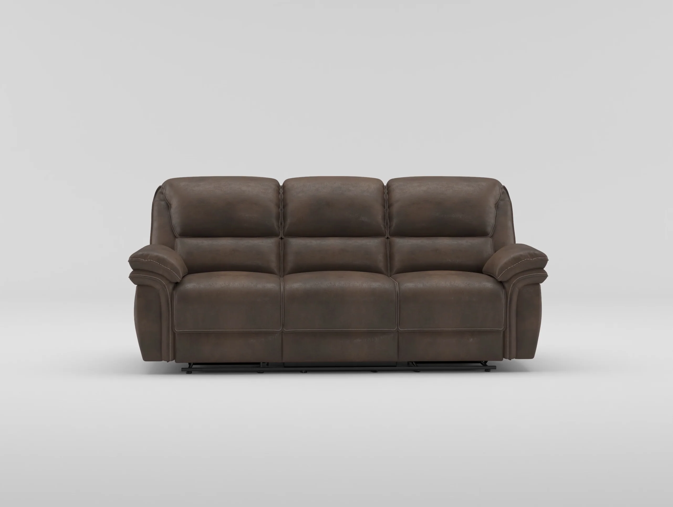 Proctor Double Reclining Sofa in Brown - 8517BRW-3 - Image 2