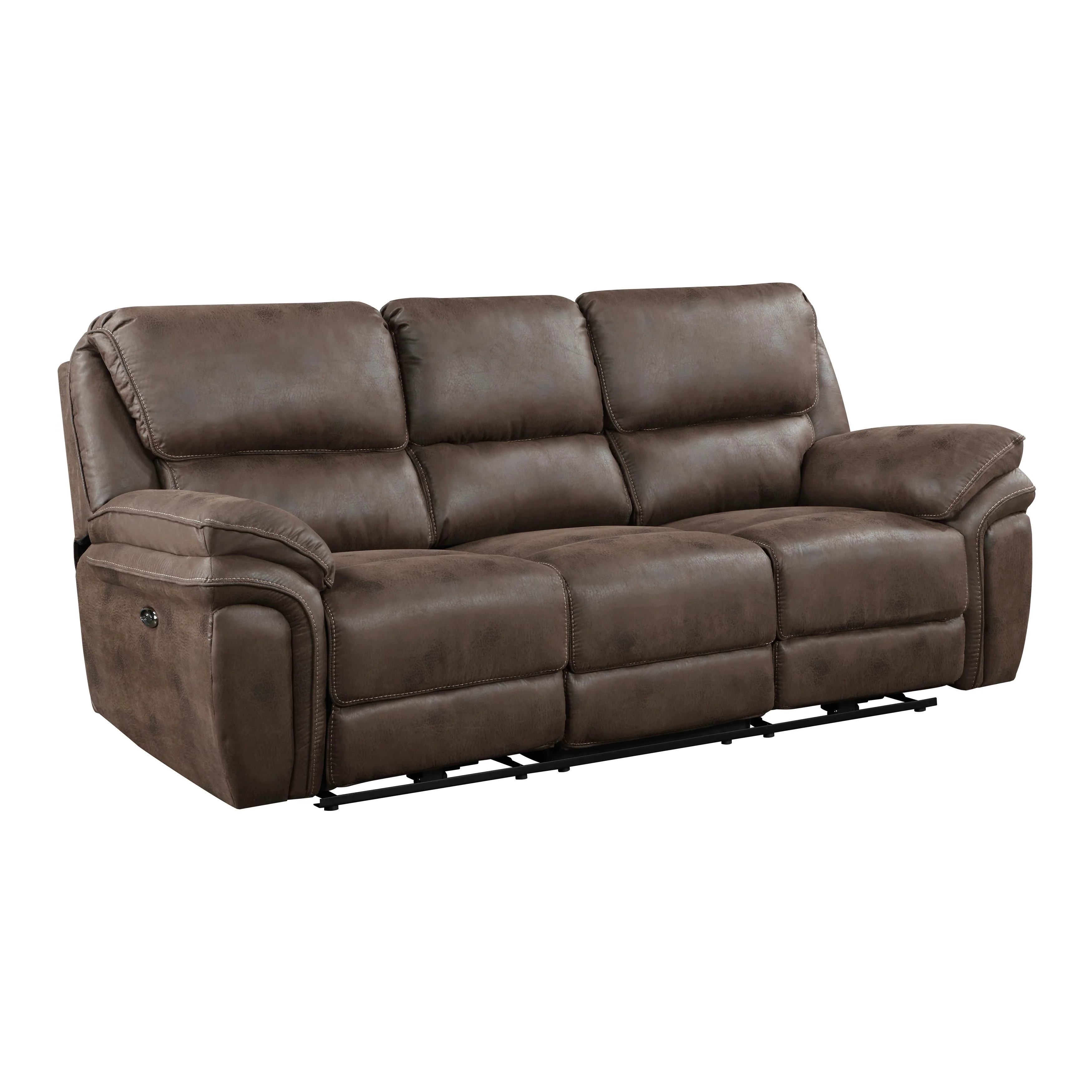 Proctor Double Reclining Sofa in Brown - 8517BRW-3 - Image 3