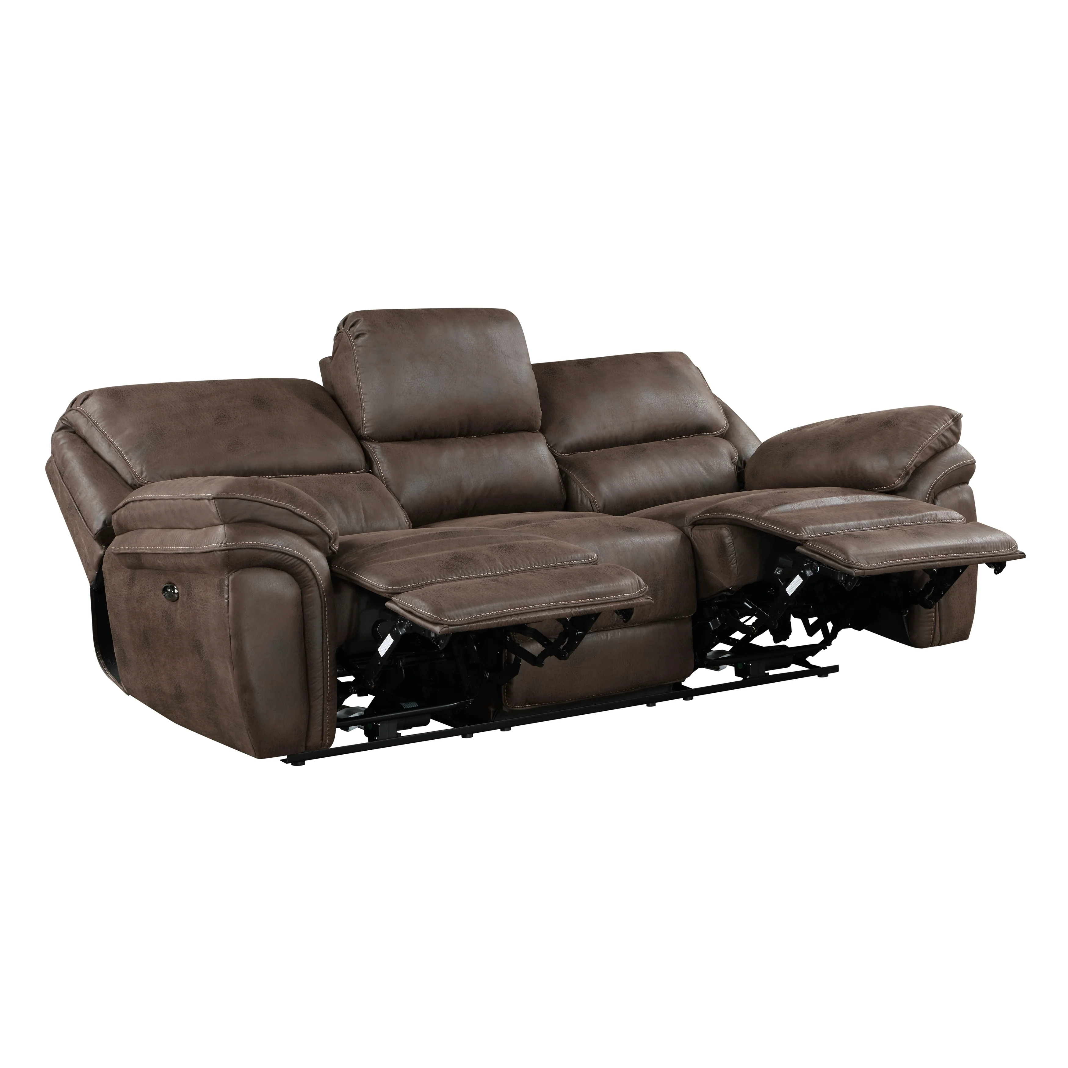 Proctor Double Reclining Sofa in Brown - 8517BRW-3 - Image 5