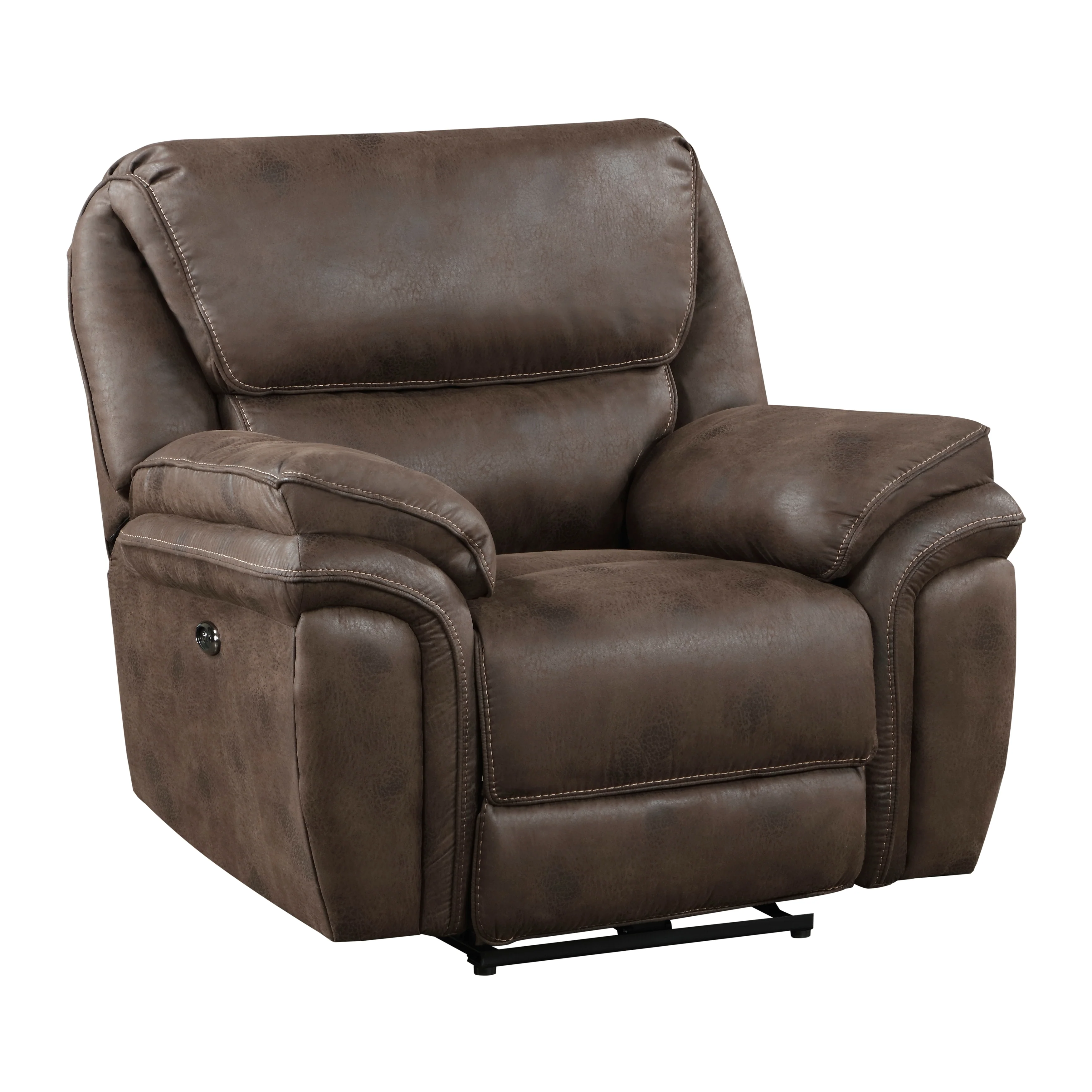 Proctor Power Reclining Chair in Brown - 8517BRW-1PW - Image 2
