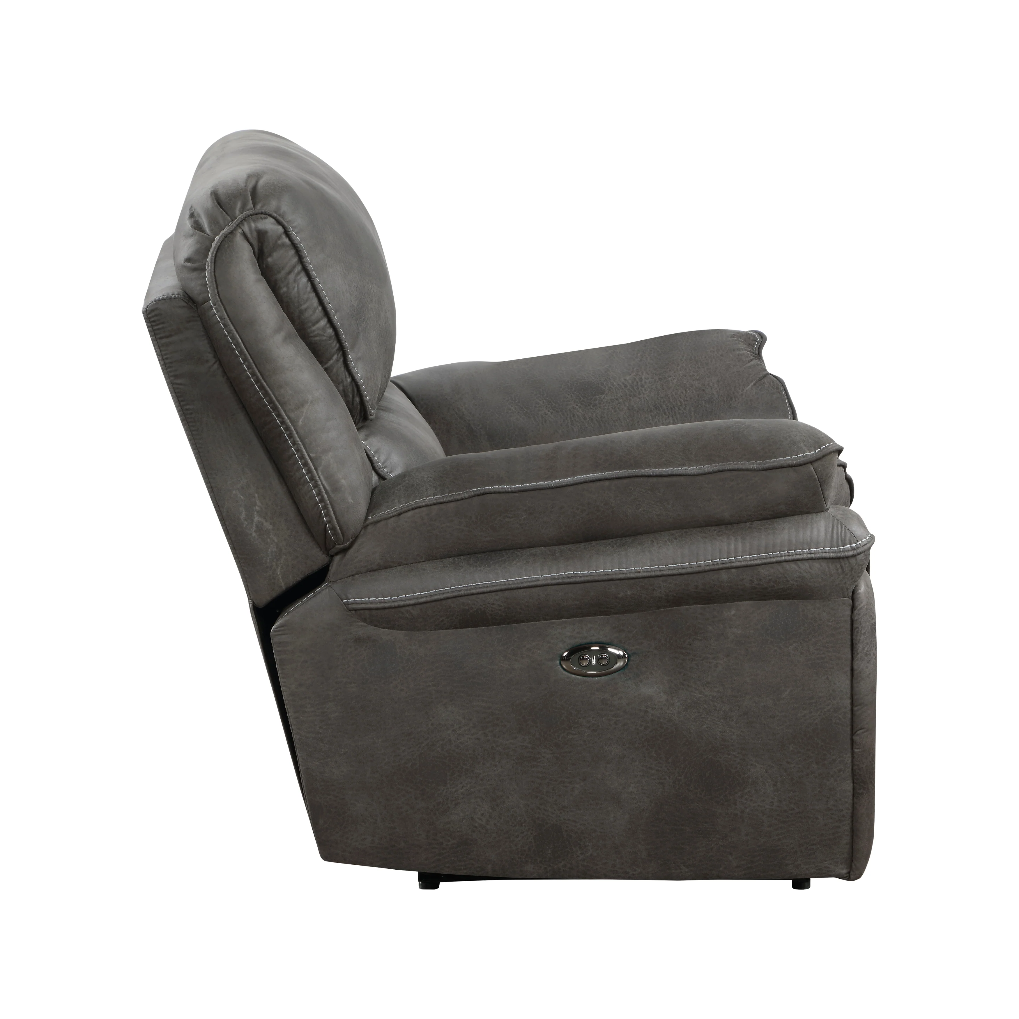 Proctor Power Reclining Chair in Gray - 8517GRY-1PW - Image 3