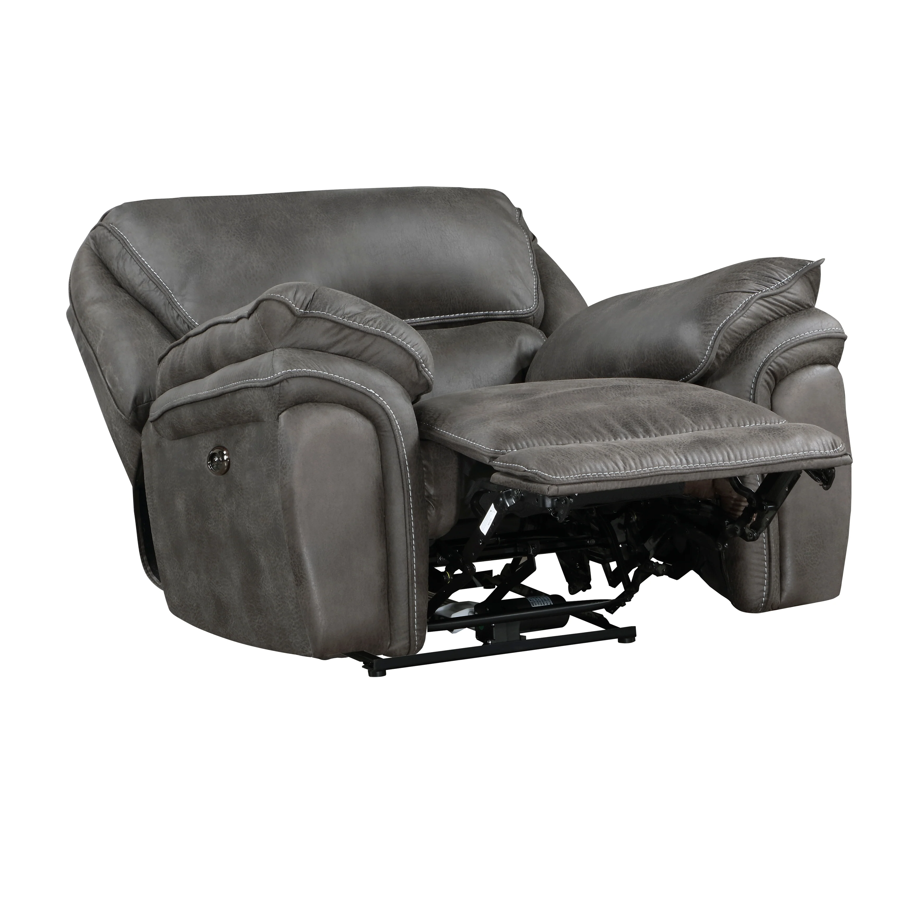 Proctor Power Reclining Chair in Gray - 8517GRY-1PW - Image 5