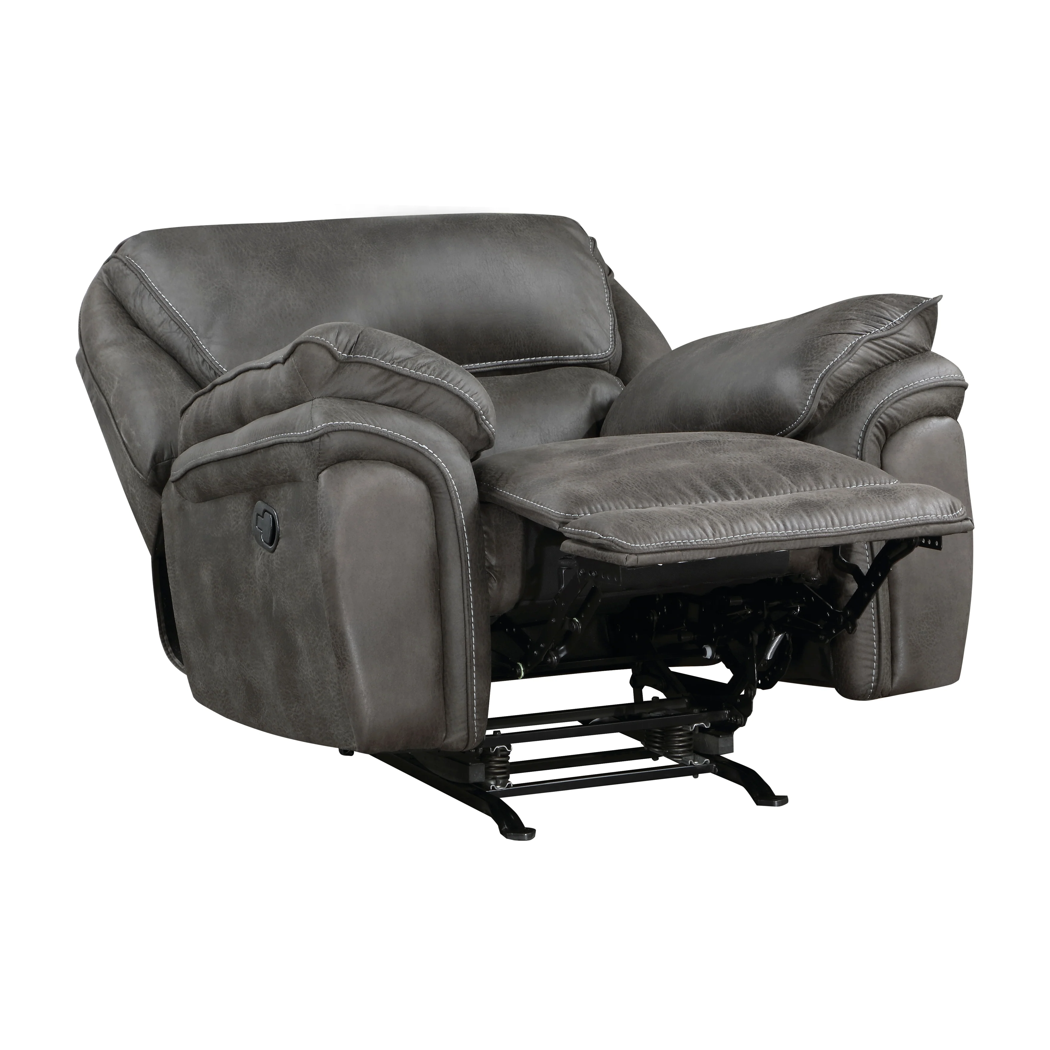 Proctor Rocker Reclining Chair in Gray - 8517GRY-1 - Image 6