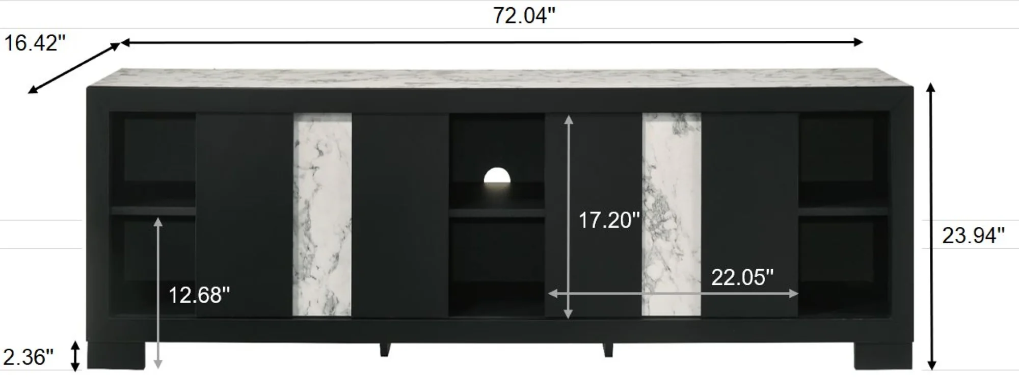 Rangley 72" TV Stand - Image 12