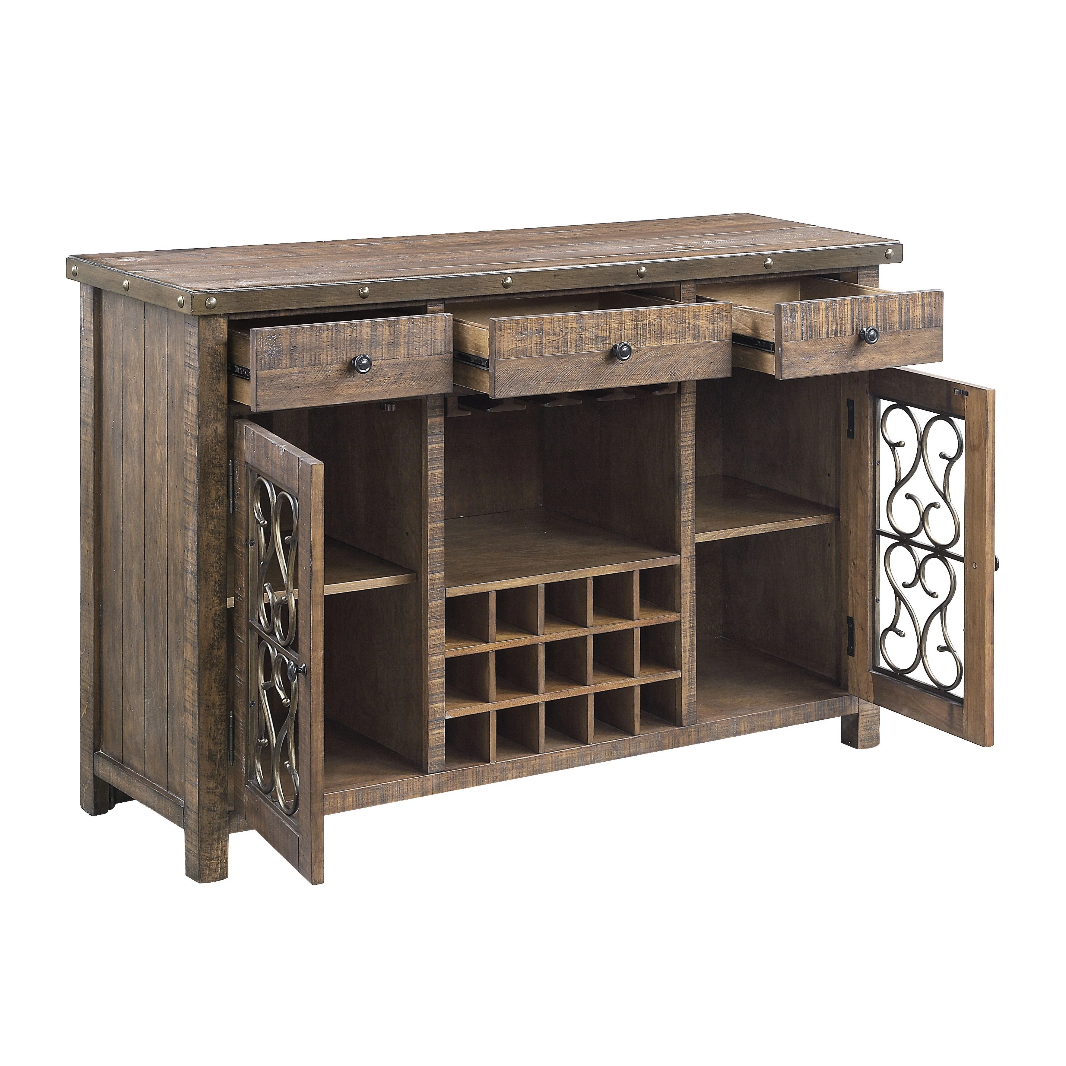Raphaela Server w/Cup Holder & Wine Rack - Image 9