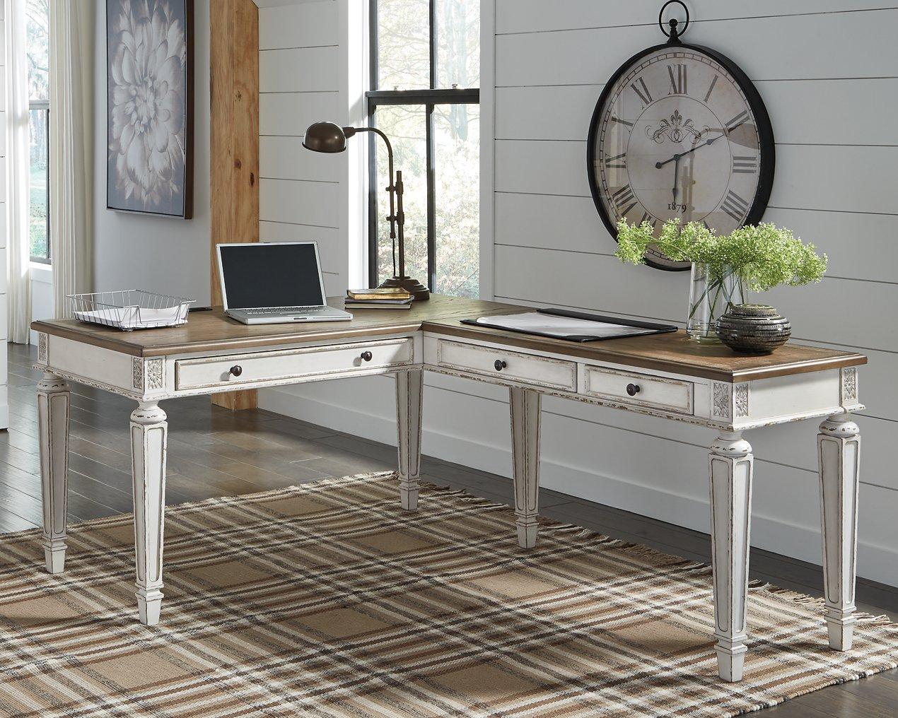 Realyn 2-Piece Home Office Desk - Image 2