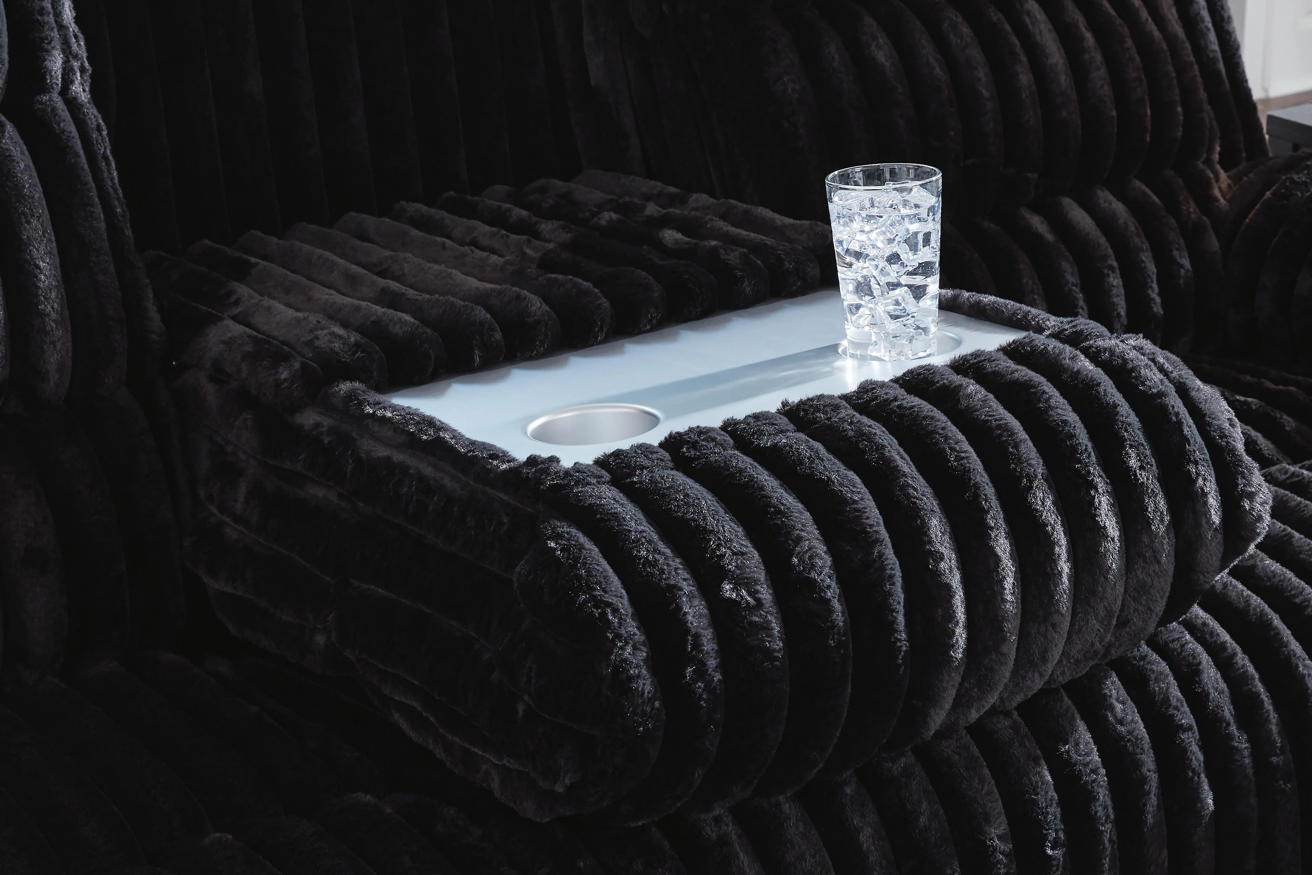 Rhine Falls Power Reclining Sofa with Drop Down Table - Image 9