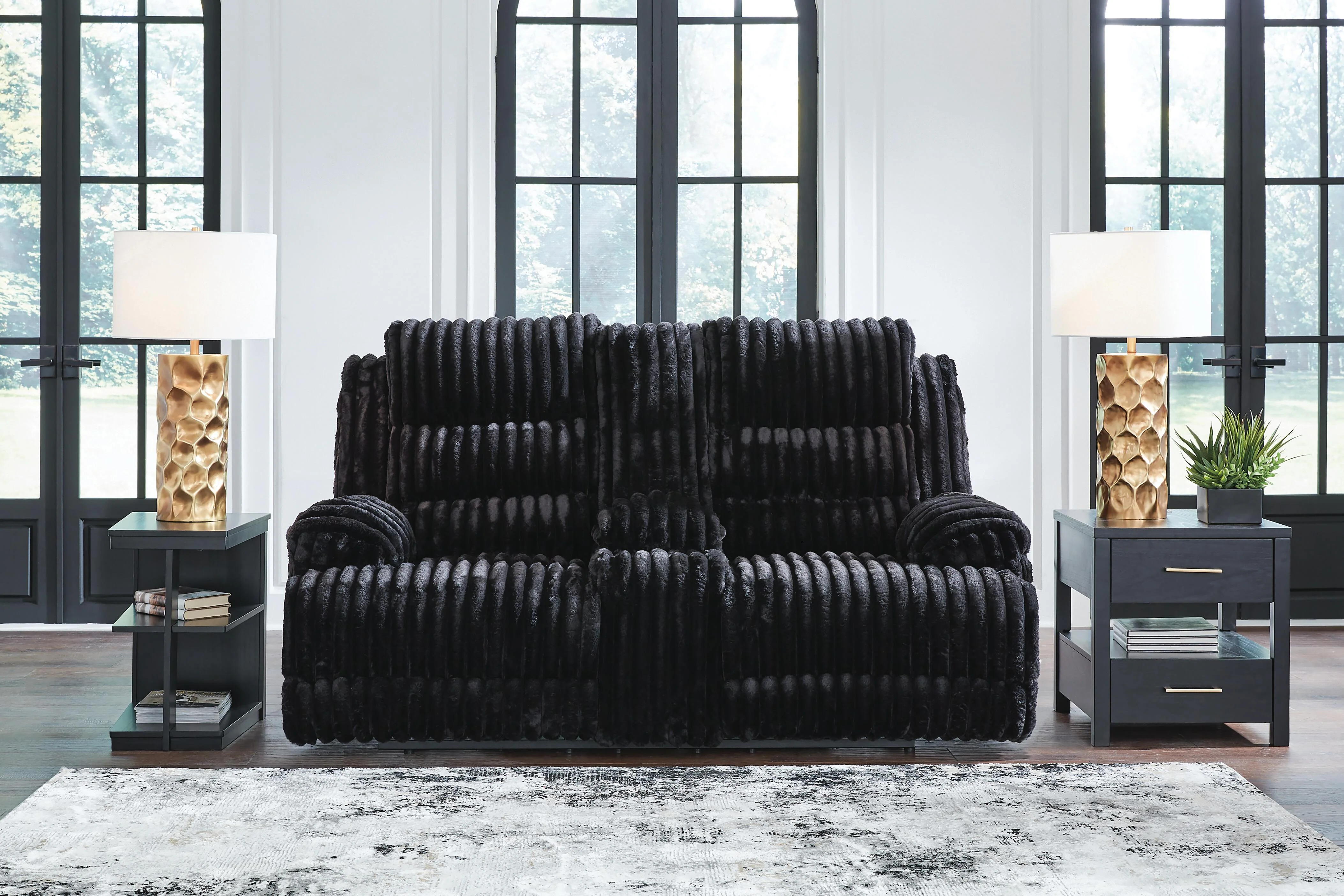 Rhine Falls Reclining Loveseat with Console - Image 2