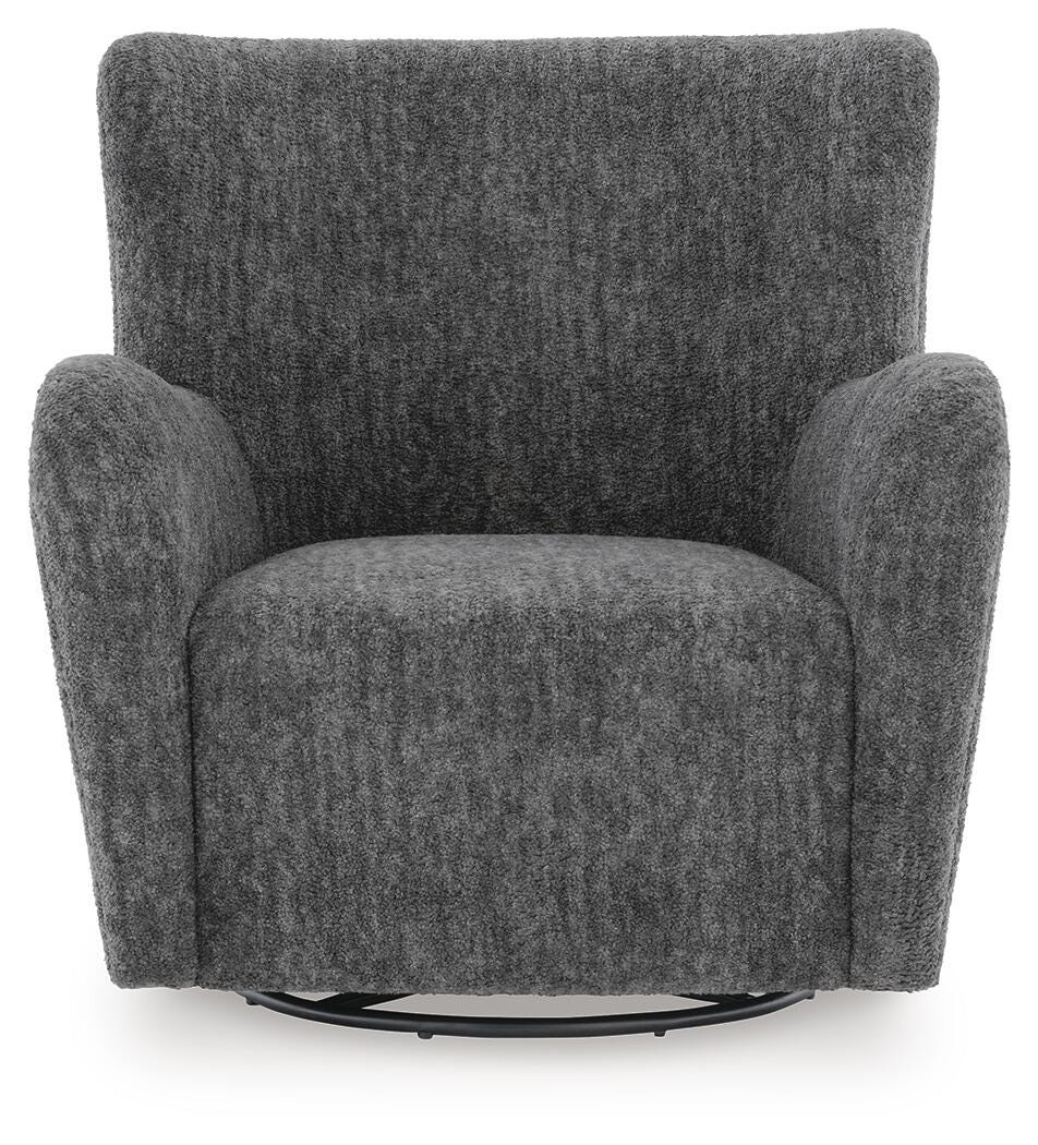 Rowenburg Swivel Glider Accent Chair - Image 12