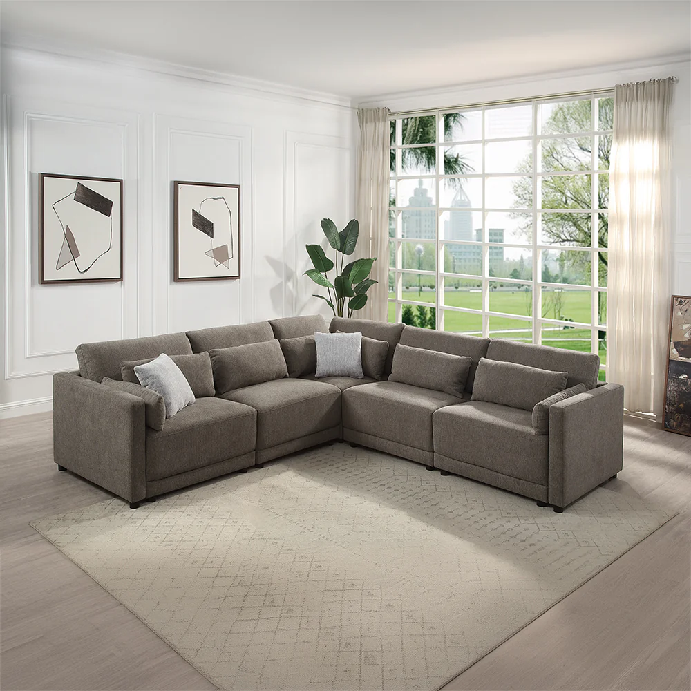 Rylie Modular - Wedge w/3 Pillows - Image 11