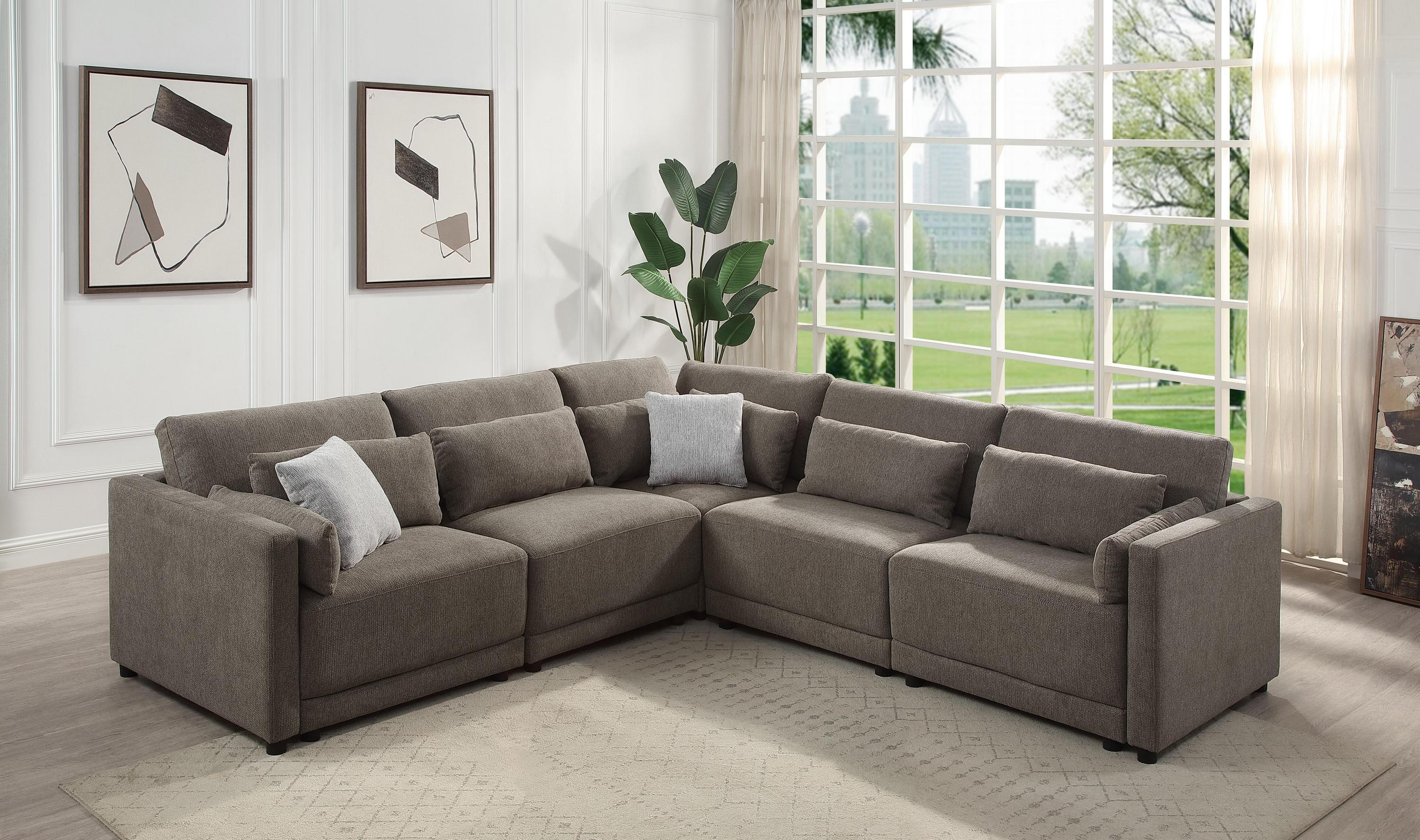 Rylie Modular - Wedge w/3 Pillows - Image 15