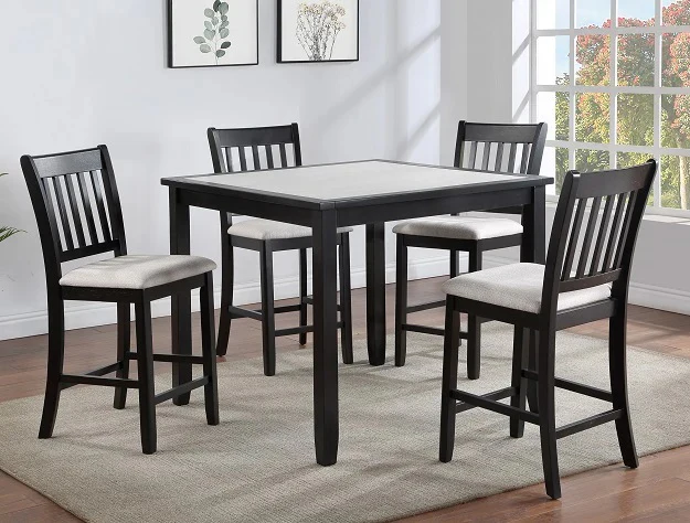 Salva 5-Piece Counter Height Set