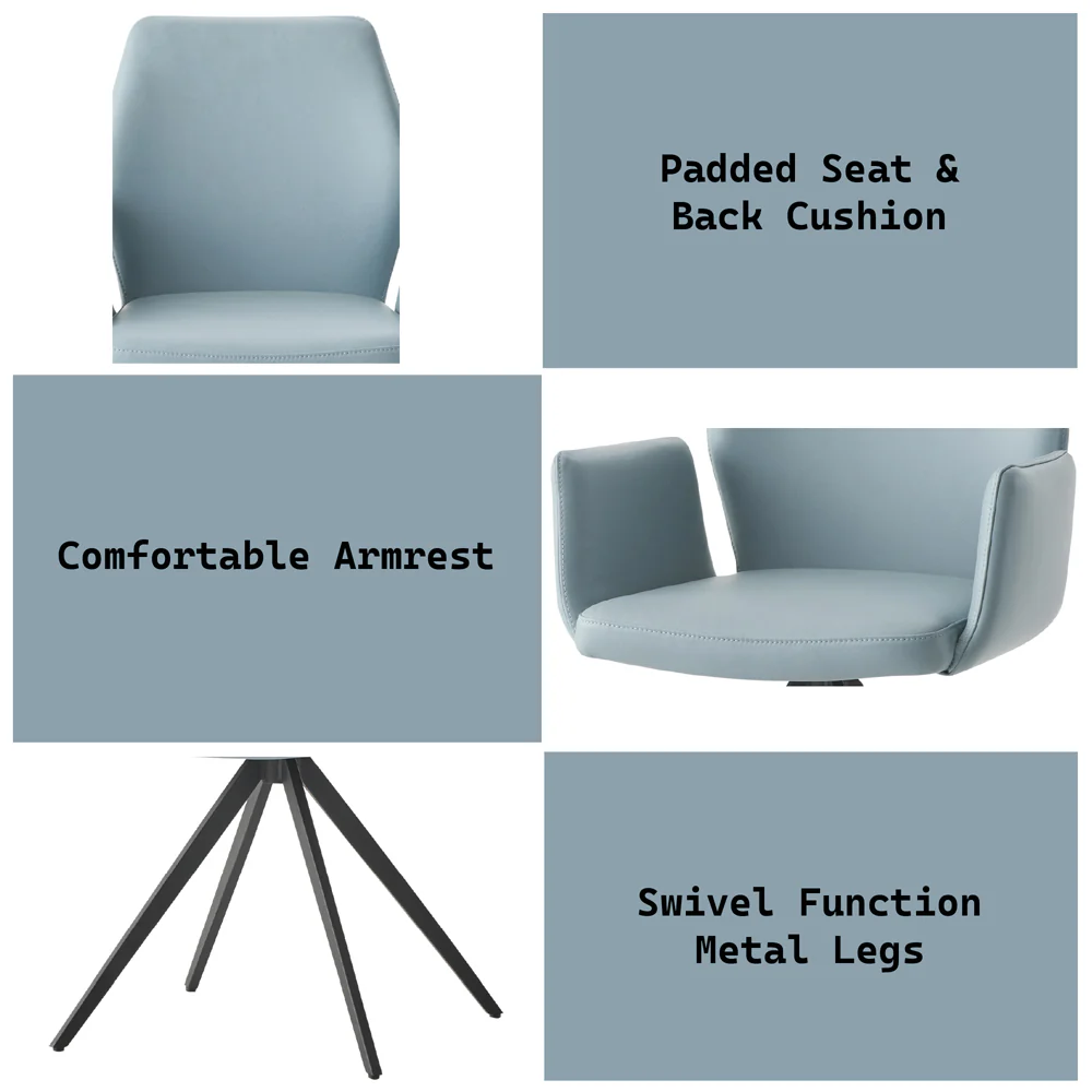 Segismunda Arm Chair w/Swivel - Image 9