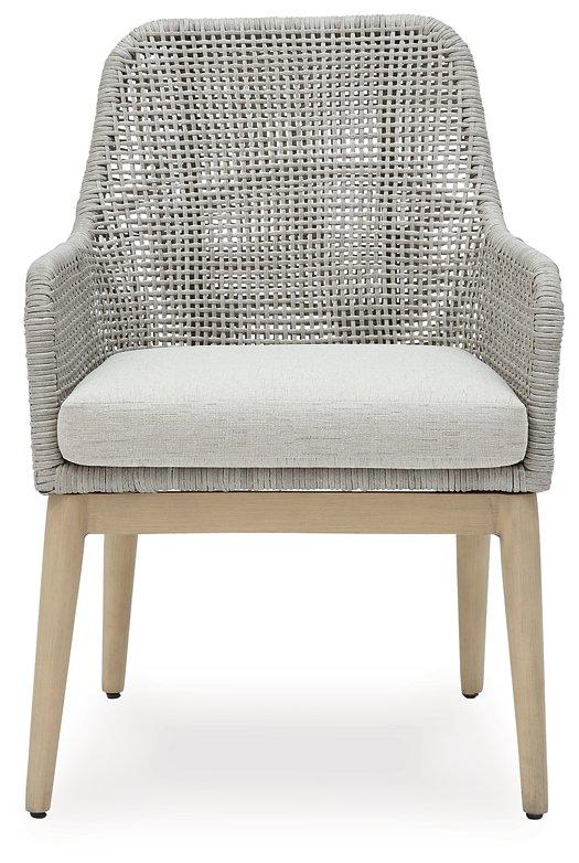 Seton Creek Outdoor Dining Arm Chair (Set of 2) - Image 6