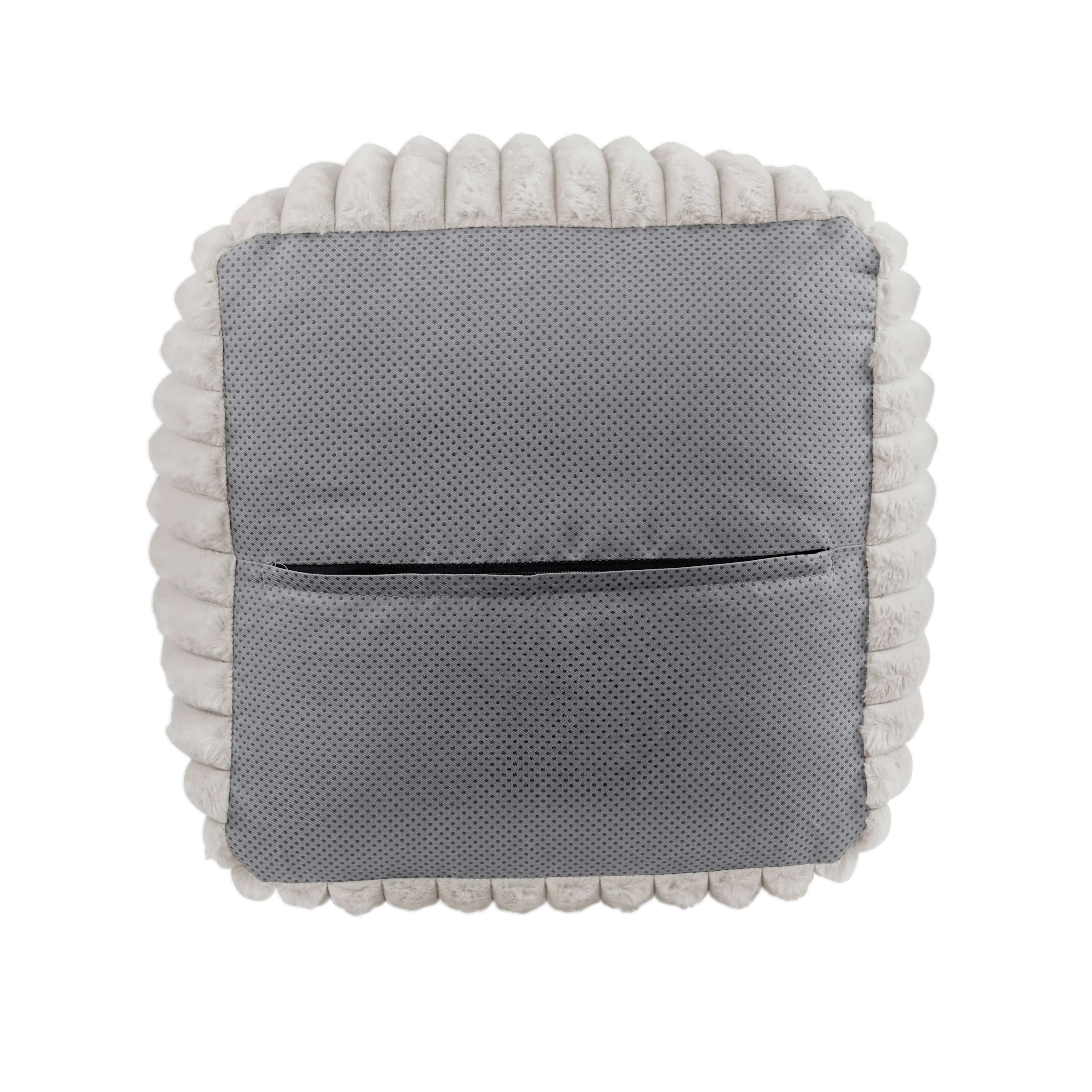 Simpsonville Pouf in White - P31001 - Image 6