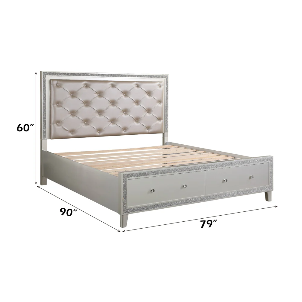 Sliverfluff CK Bed w/Storage & LED - Image 8