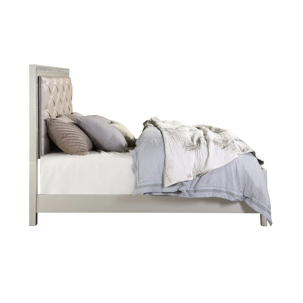 Sliverfluff Eastern King Bed w/Storage & LED - Image 4