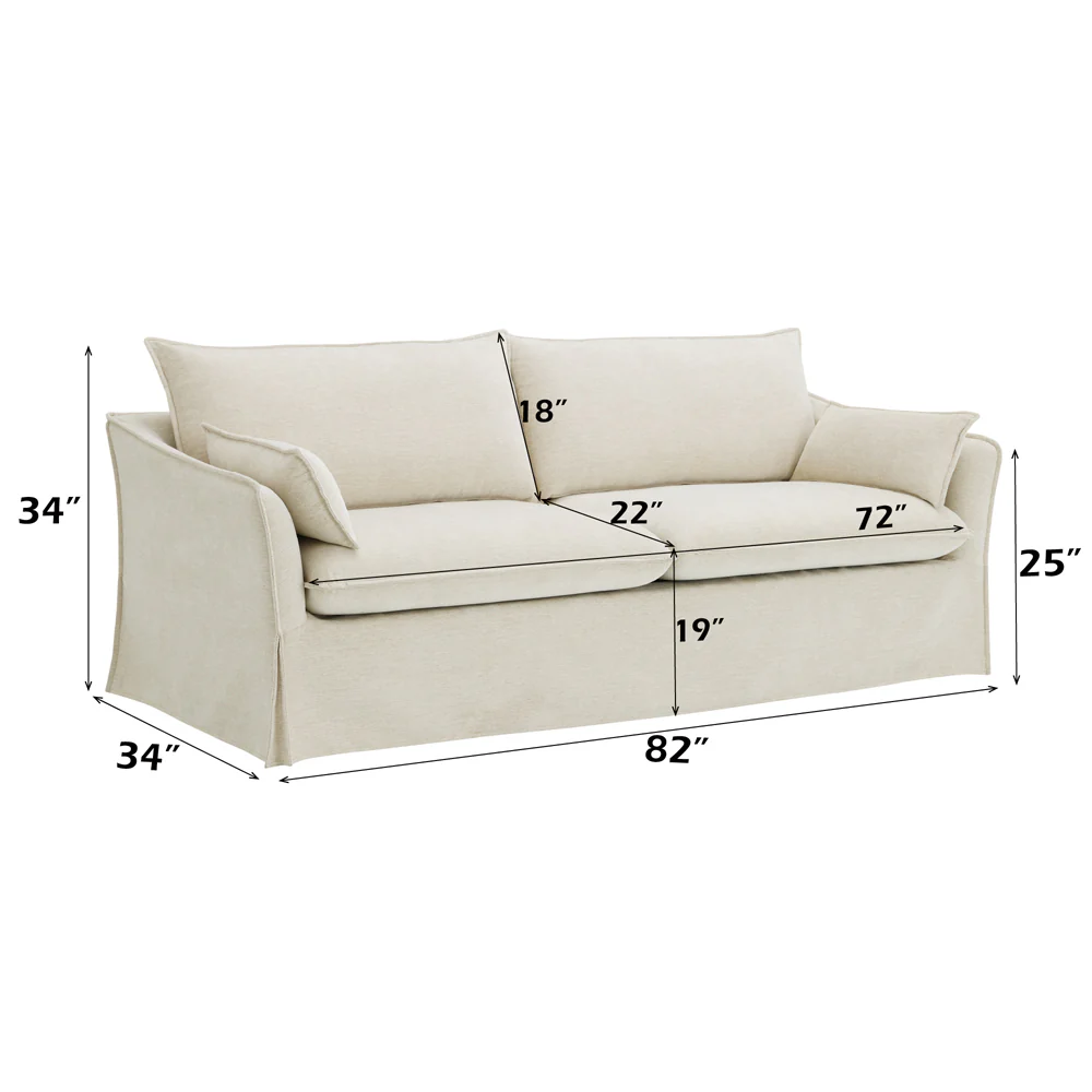 Sofa w/2 Pillows - Image 7