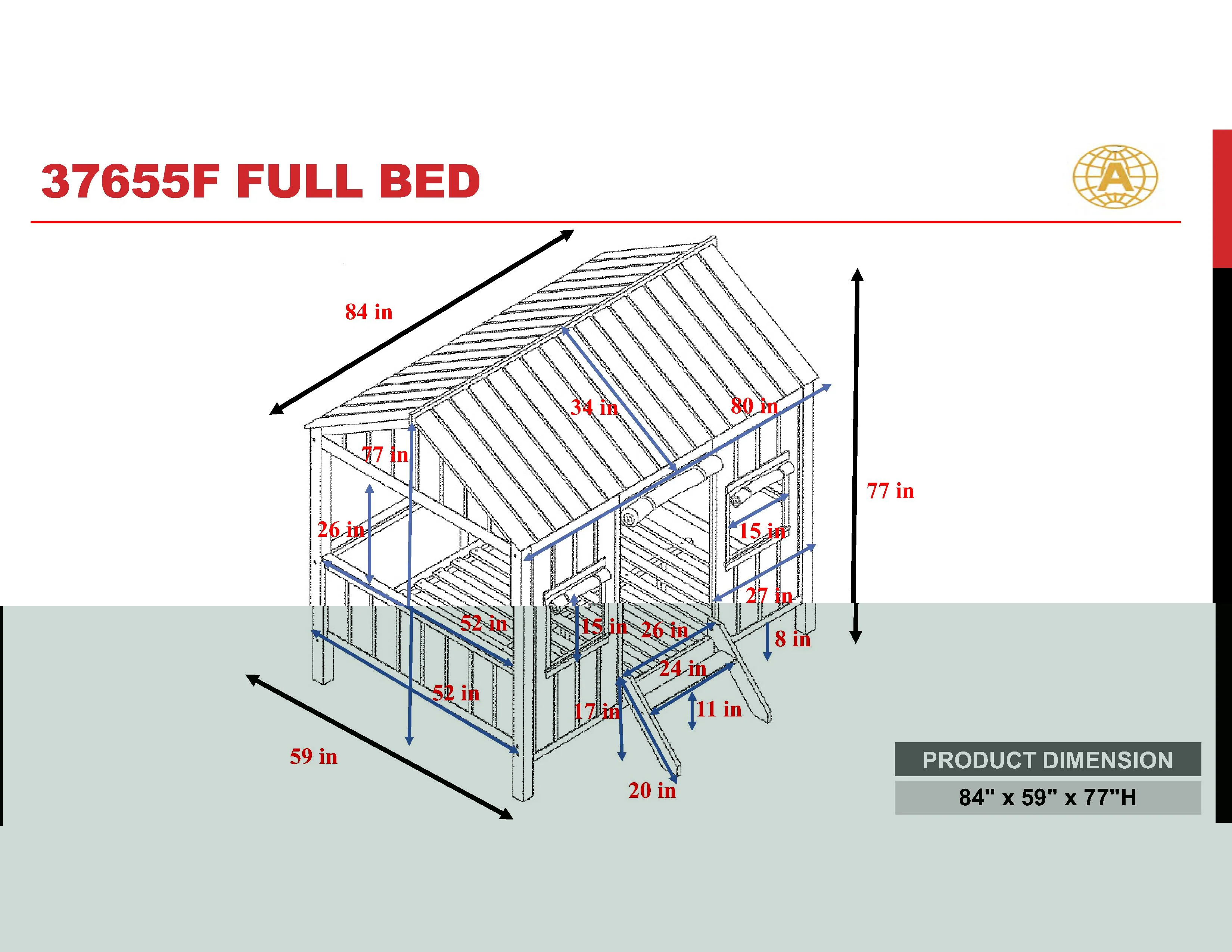 Spring Cottage Full Bed - Image 4