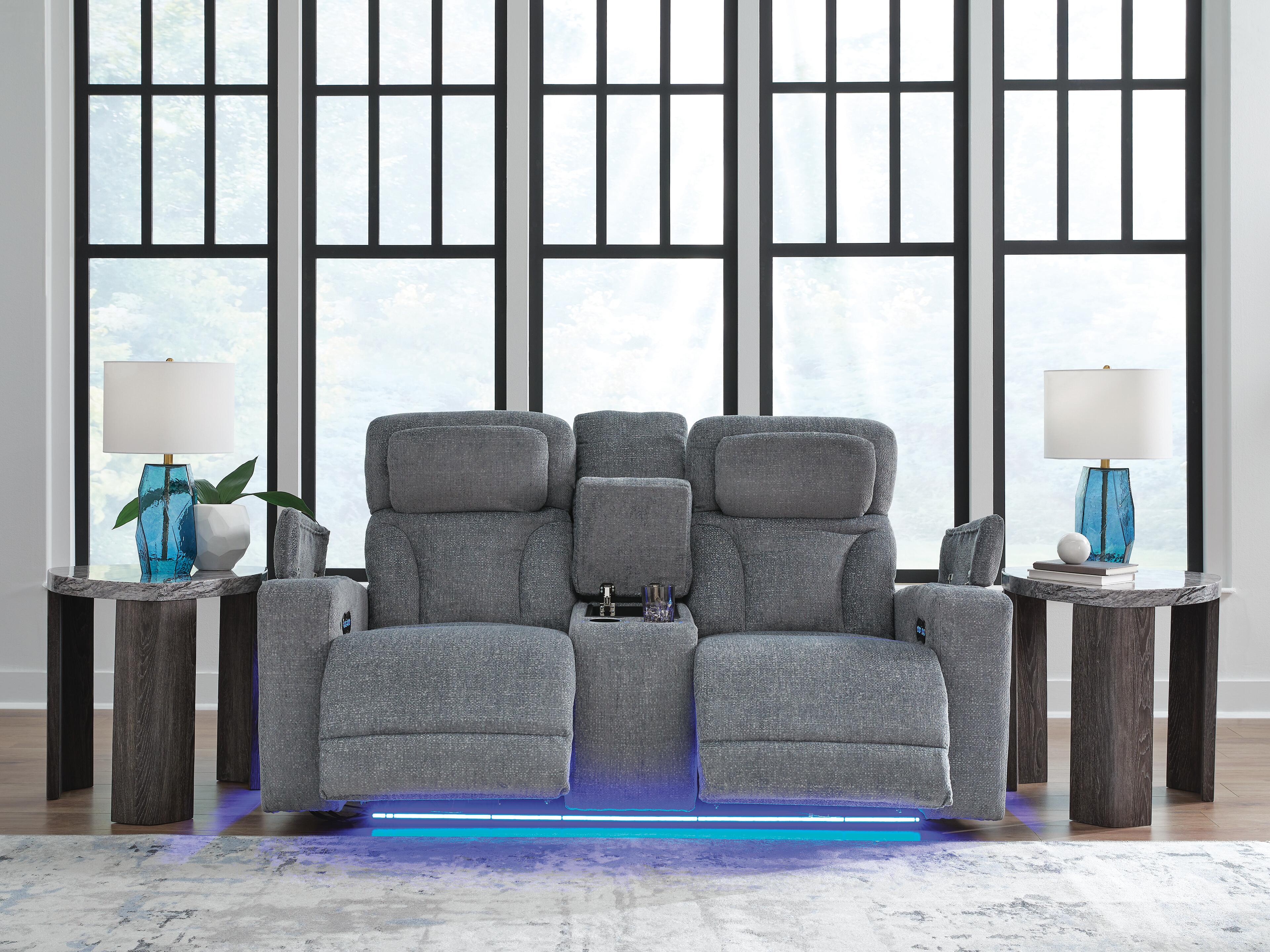 Studio Cave Power Reclining Loveseat with Console - Image 7