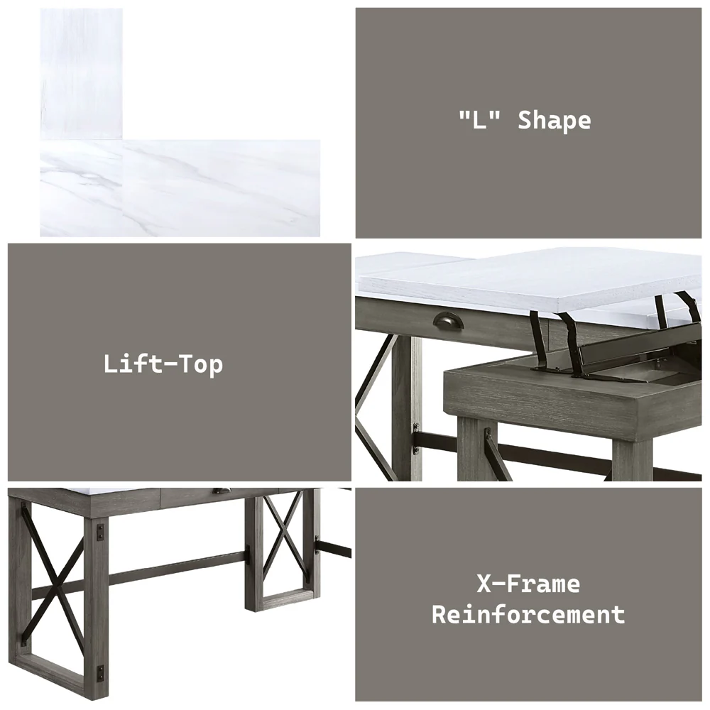 Talmar Writing Desk w/Lift Top - Image 9