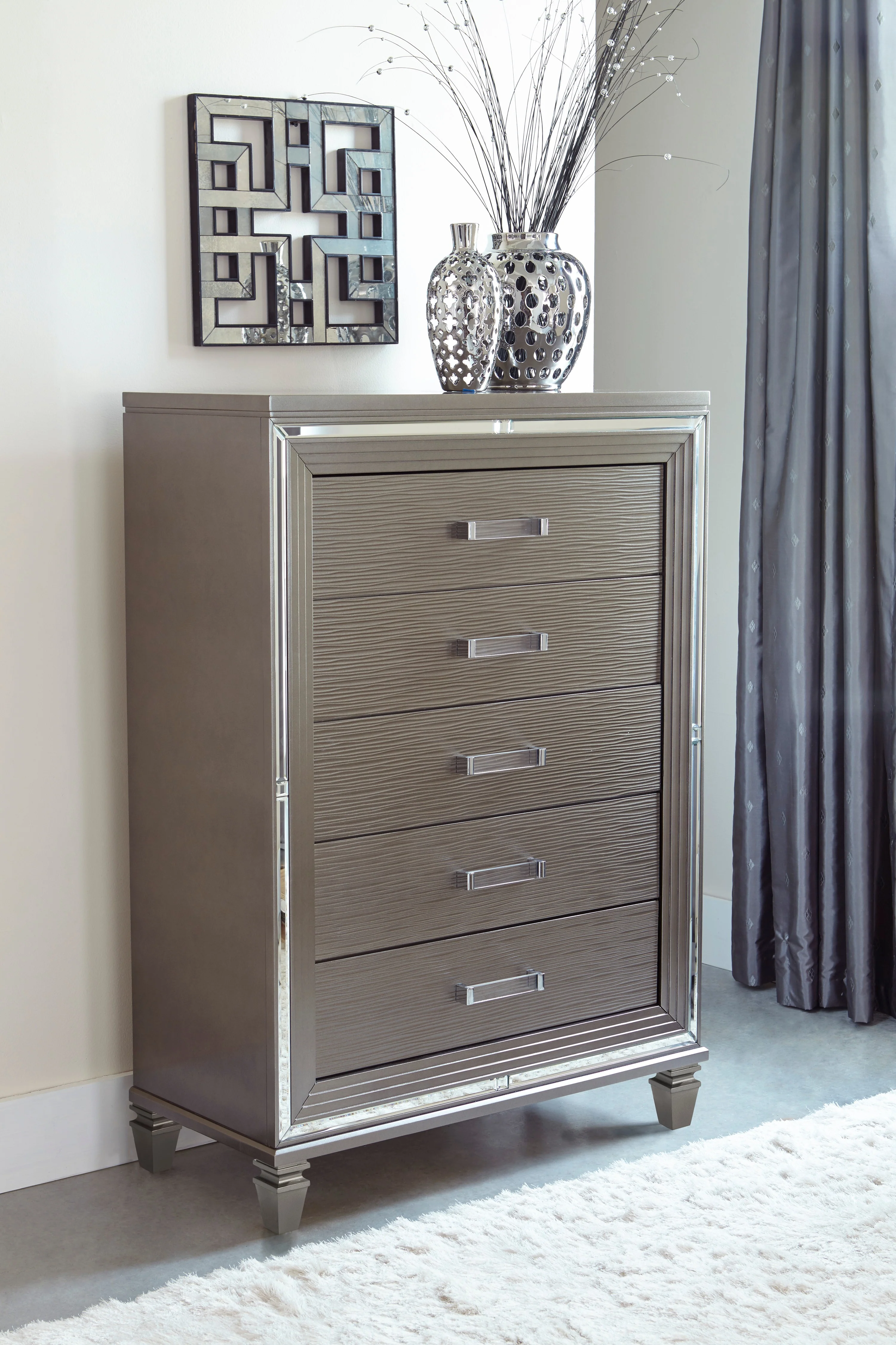 Tamsin Chest in Transparent/Gold/Silver/Champagne/Gray - 1616-9 - Image 4
