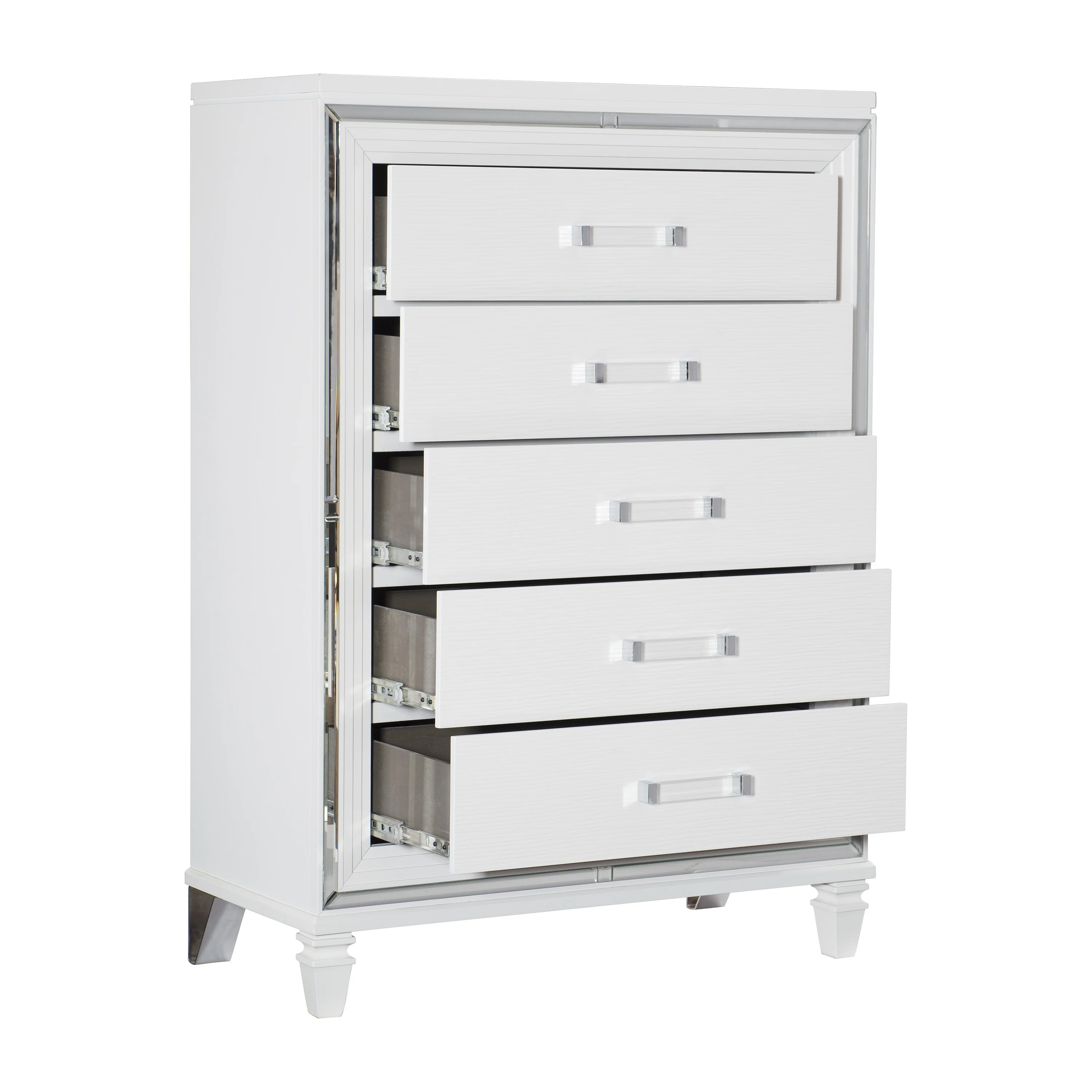 Tamsin Chest in White/Transparent - 1616W-9 - Image 3