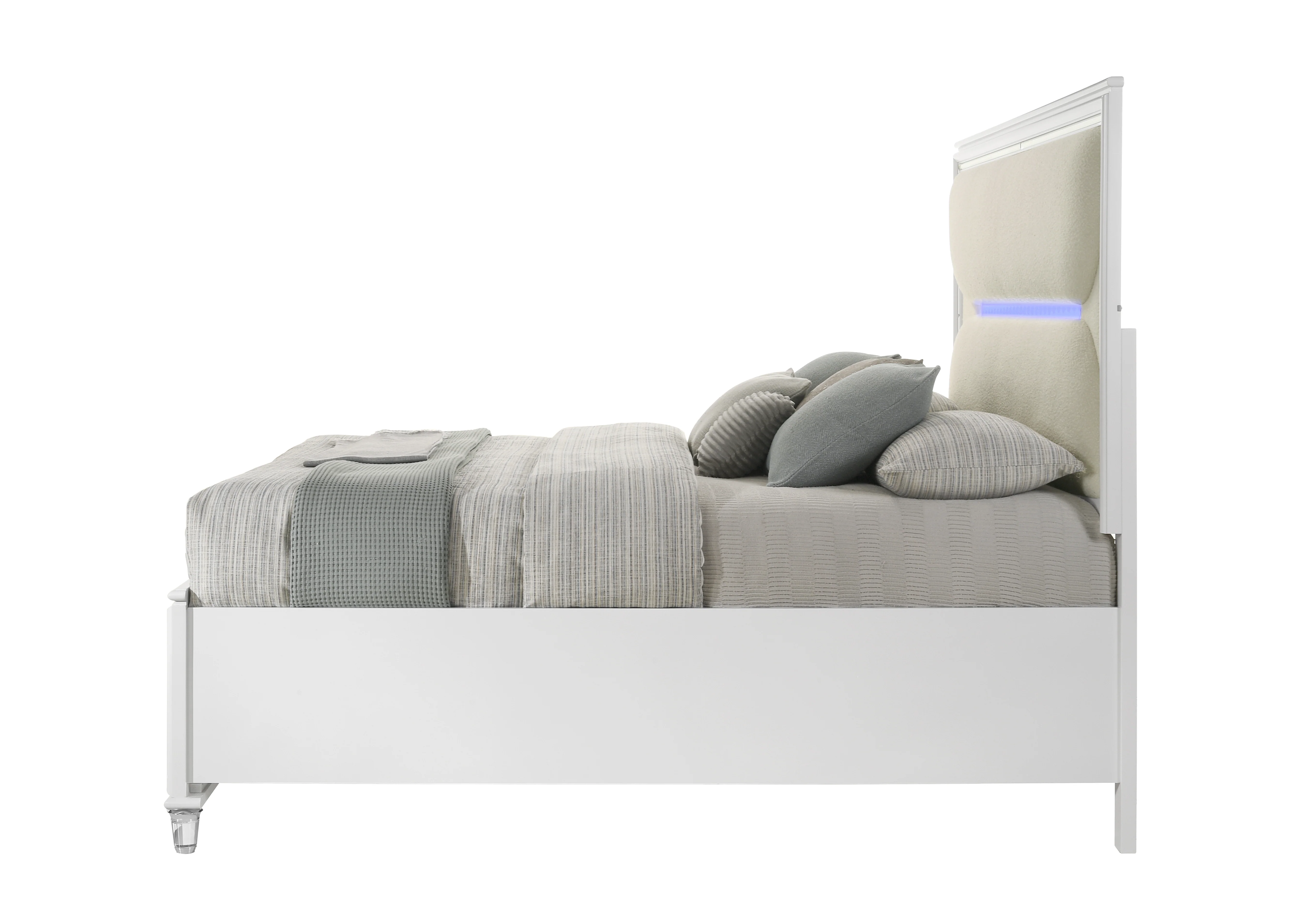 Tarian Queen Bed w/Storage & LED - Image 10