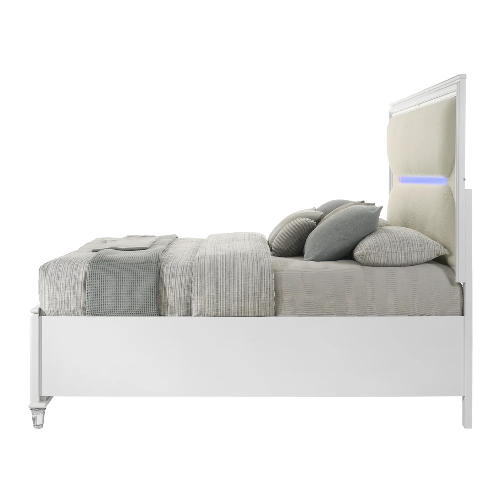 Tarian Queen Bed w/Storage & LED - Image 4