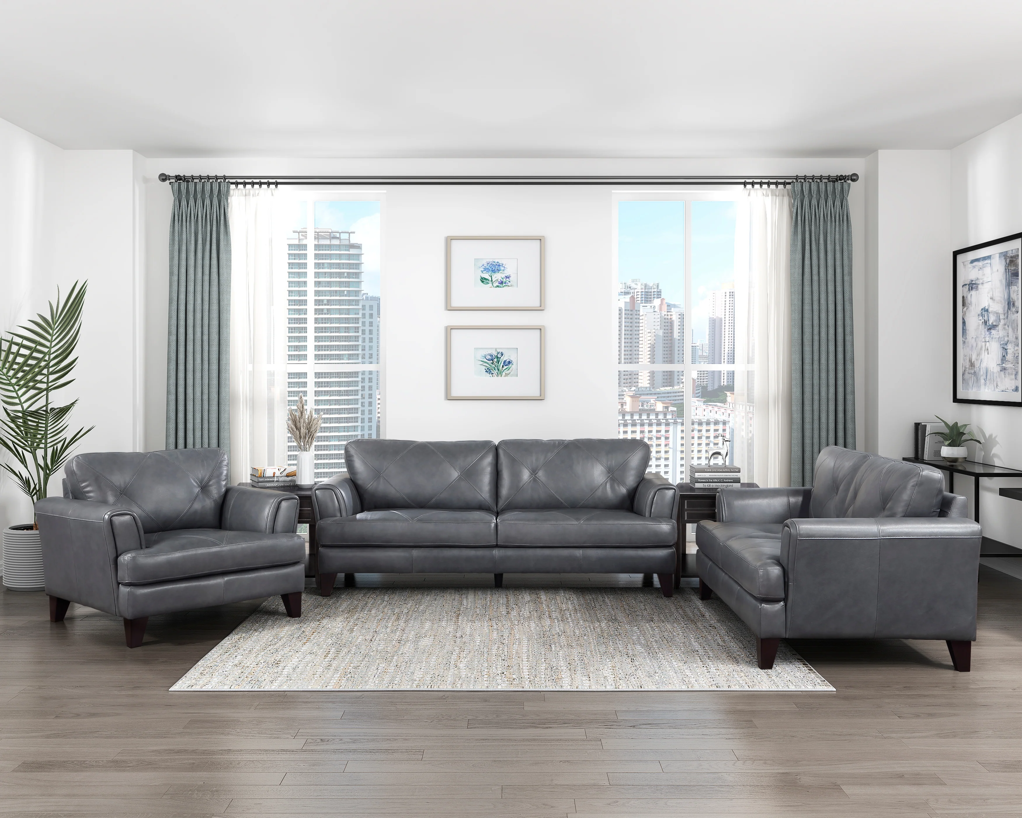 Thierry Sofa in Gray - 9279BGY-3 - Image 5