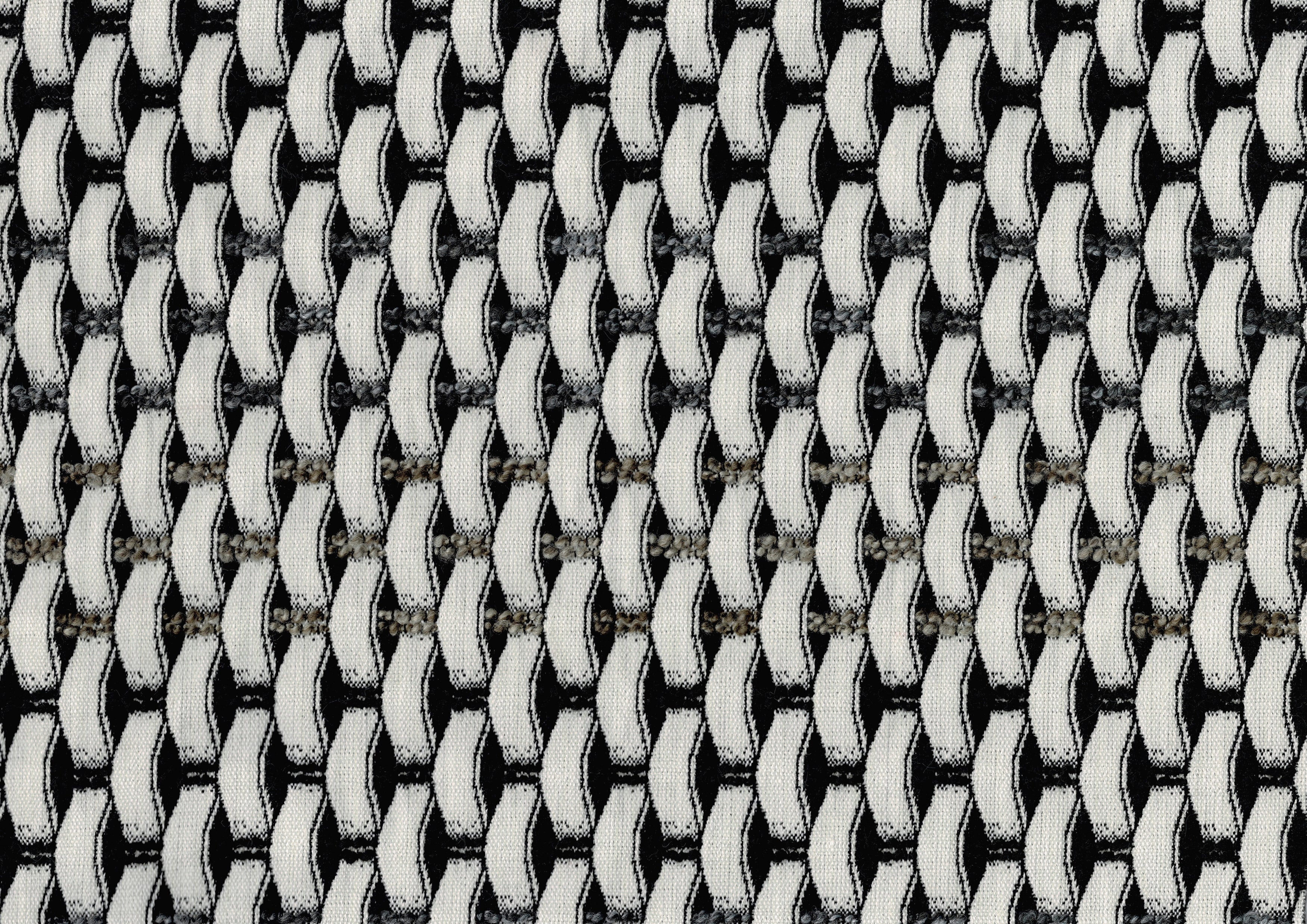 Trent Pouf in Black/Gray/Multi - P31006 - Image 5