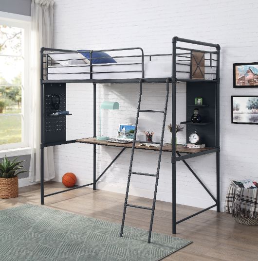 Twin Loft Bed w/Desk - Image 4