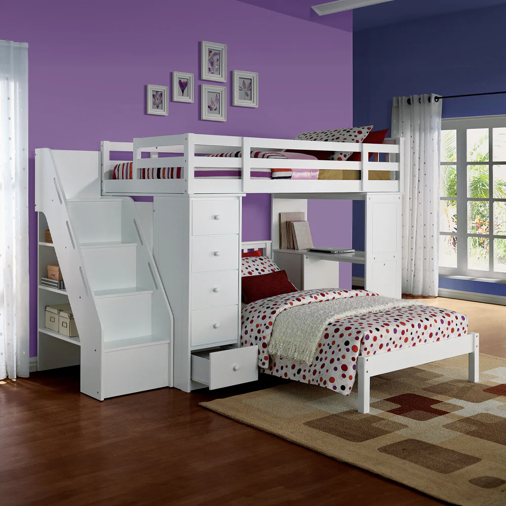 Twin Loft Bed w/Storage - Image 3