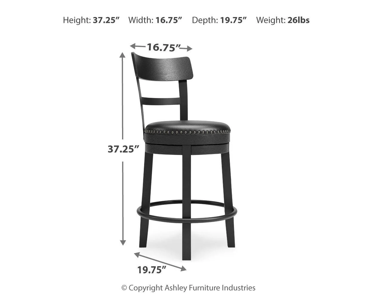 Valebeck Counter Height Bar Stool - Image 18