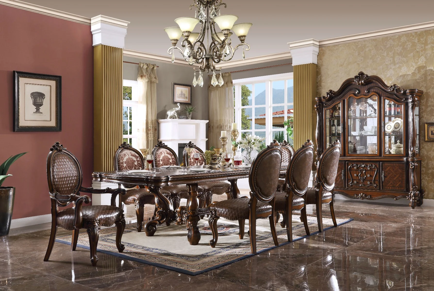 Versailles Arm Chair (Set-2) - Image 5