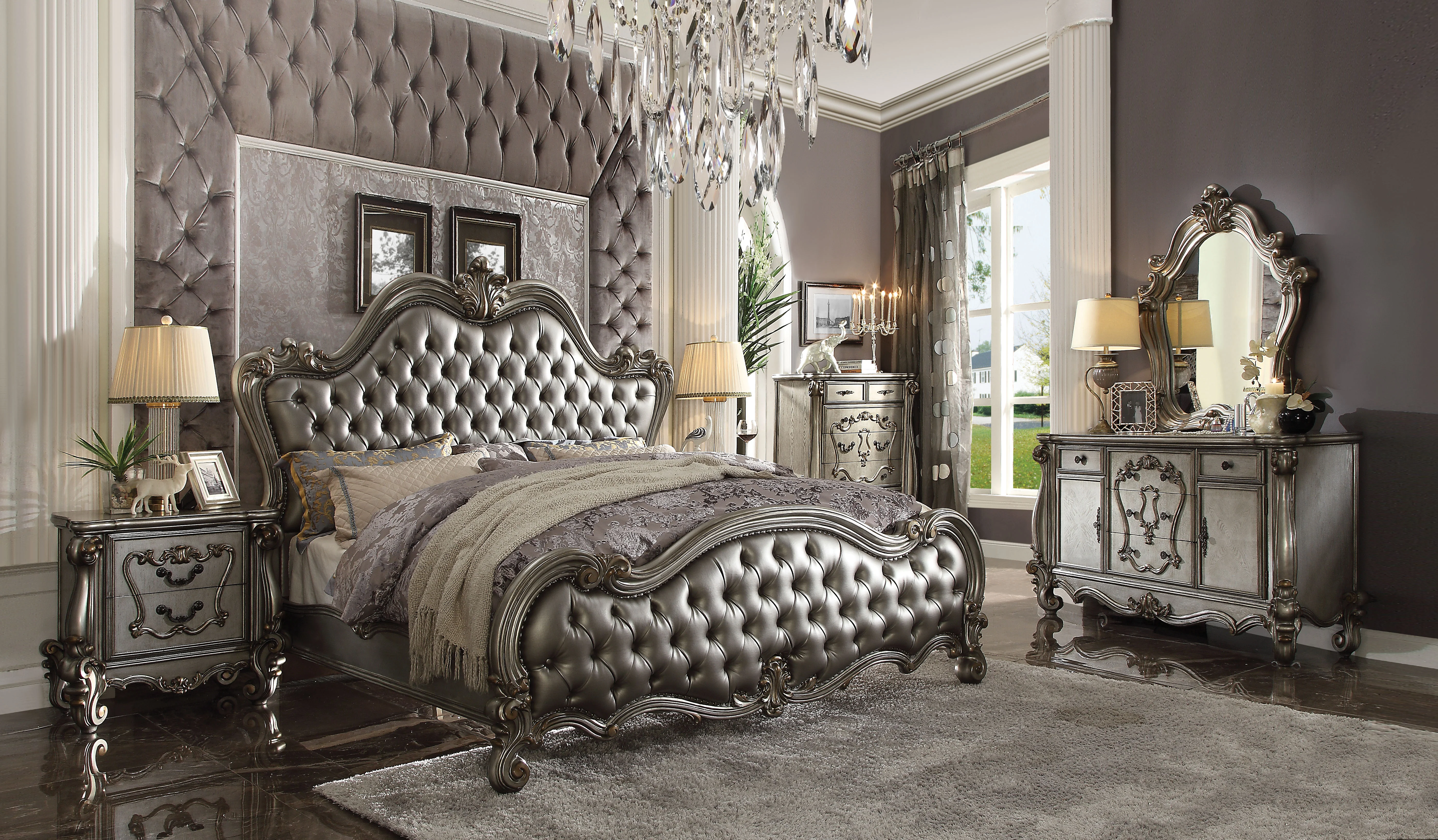 Versailles II Queen Bed - Image 3