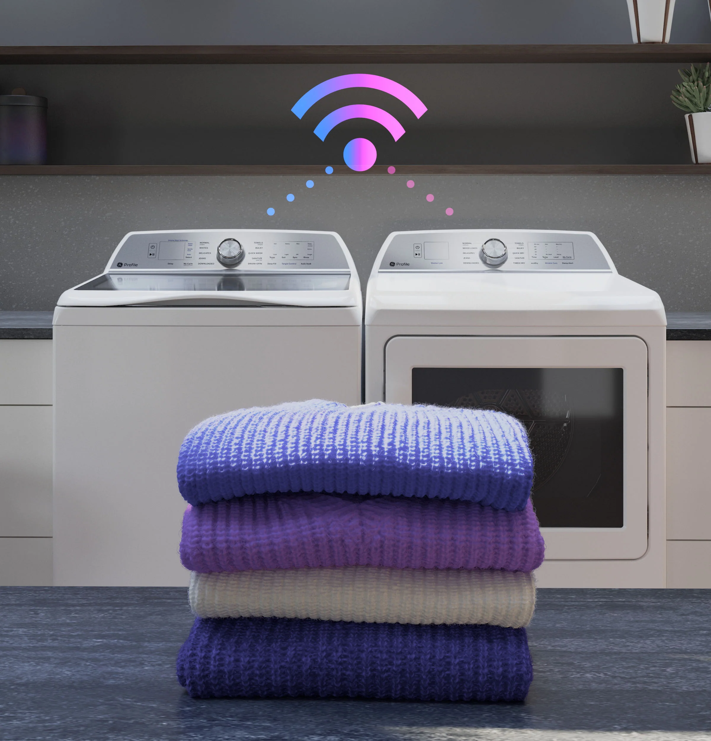 GEKIT700BSTWS WASHER AND ELECTRIC DRYER KIT PTW700BSTWS/PTD70EBSTWS - Image 4