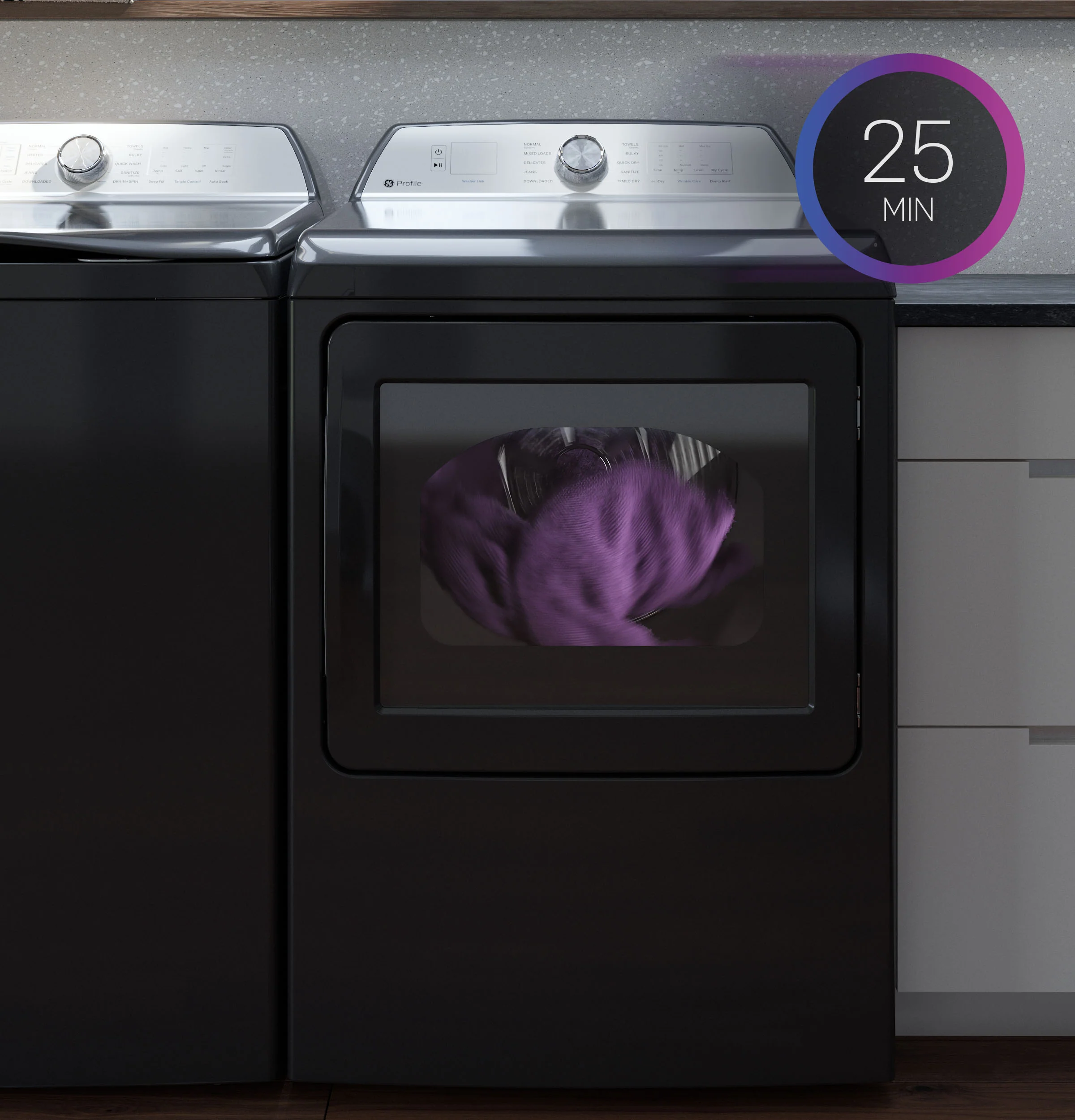 GEKIT705BSTWS WASHER AND ELECTRIC DRYER KIT PTW705BSTWS/PTD70EBSTWS - Image 35